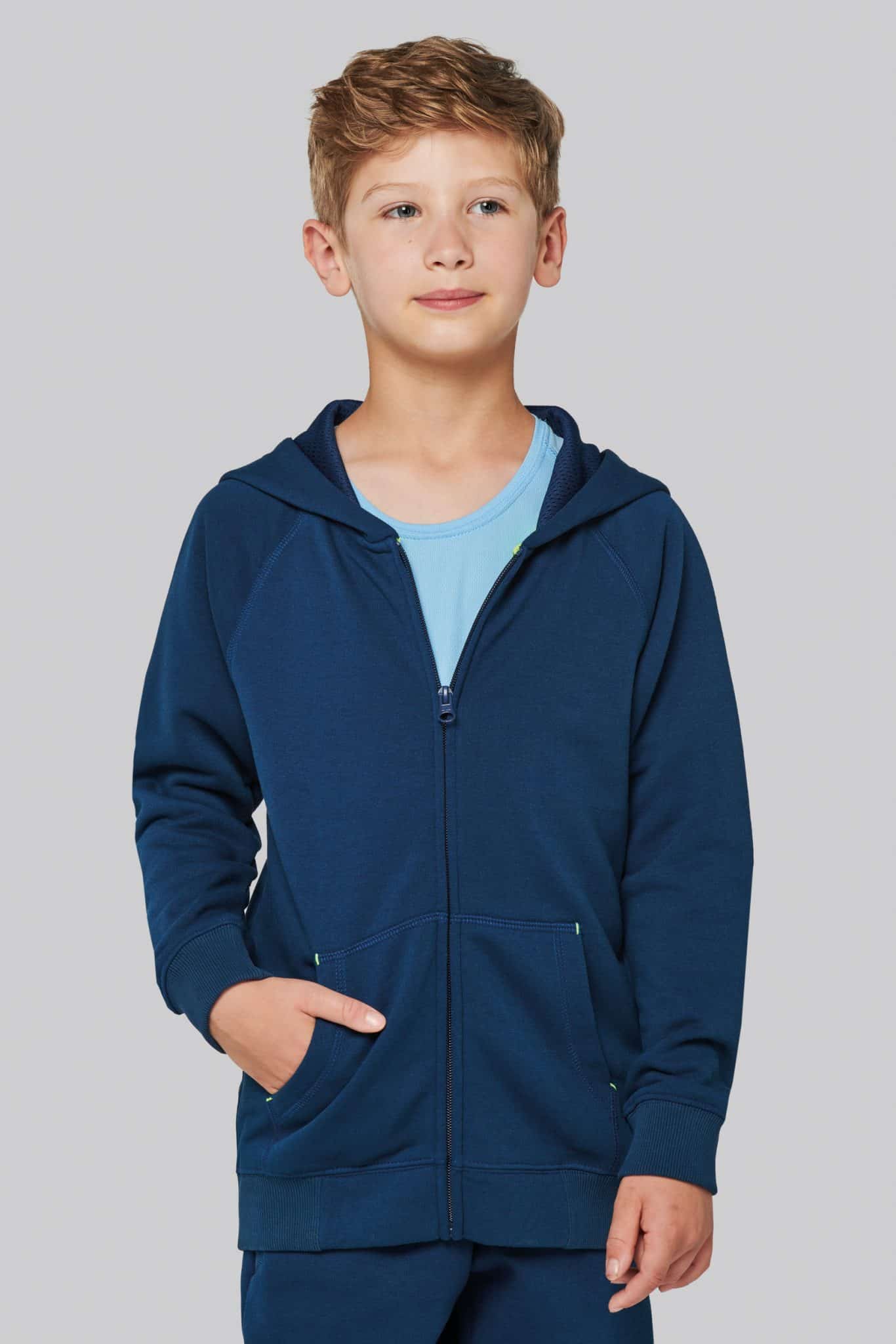 Visuel Veste zippée à capuche enfant