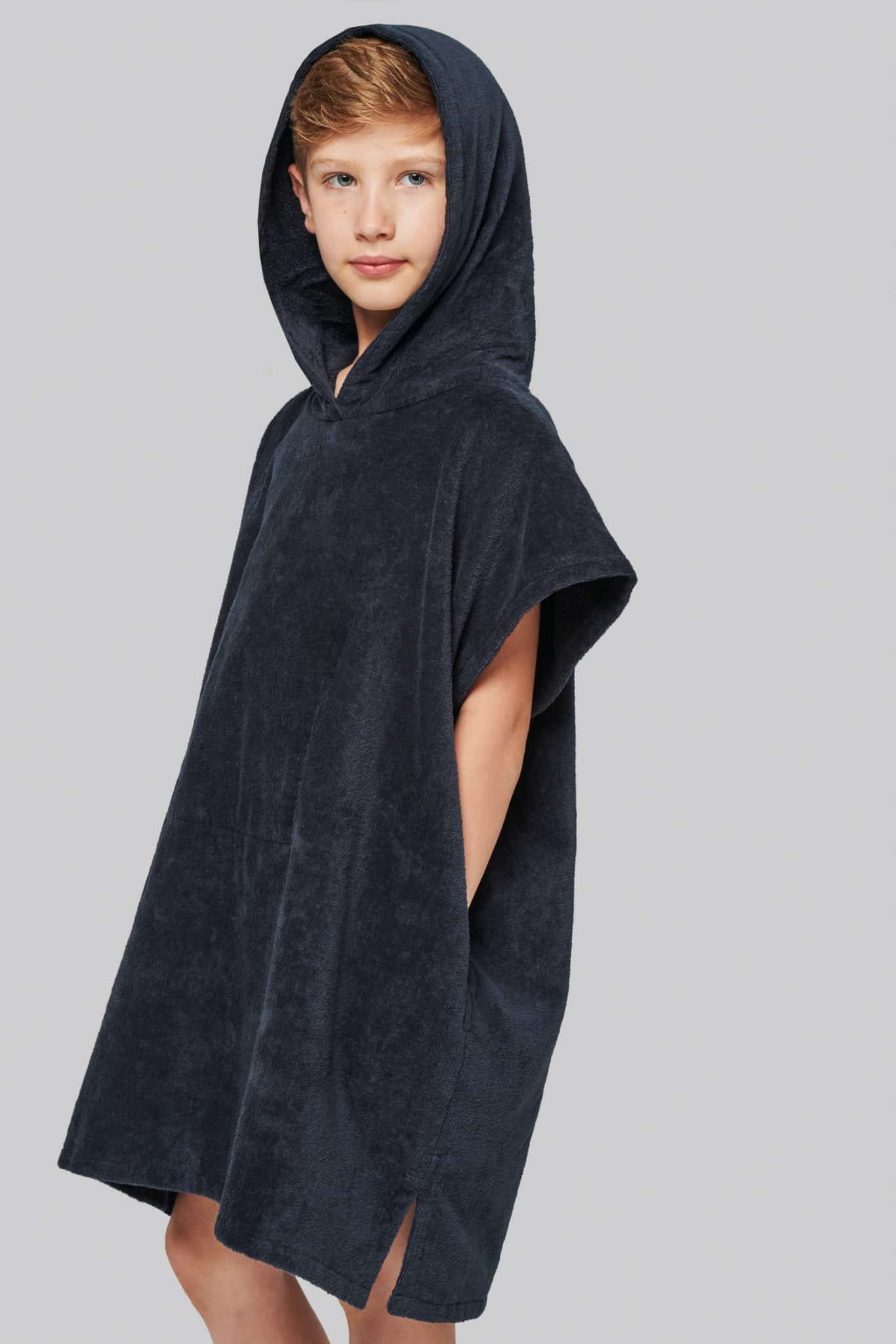 Miniature 4 pour Poncho éponge à capuche enfant