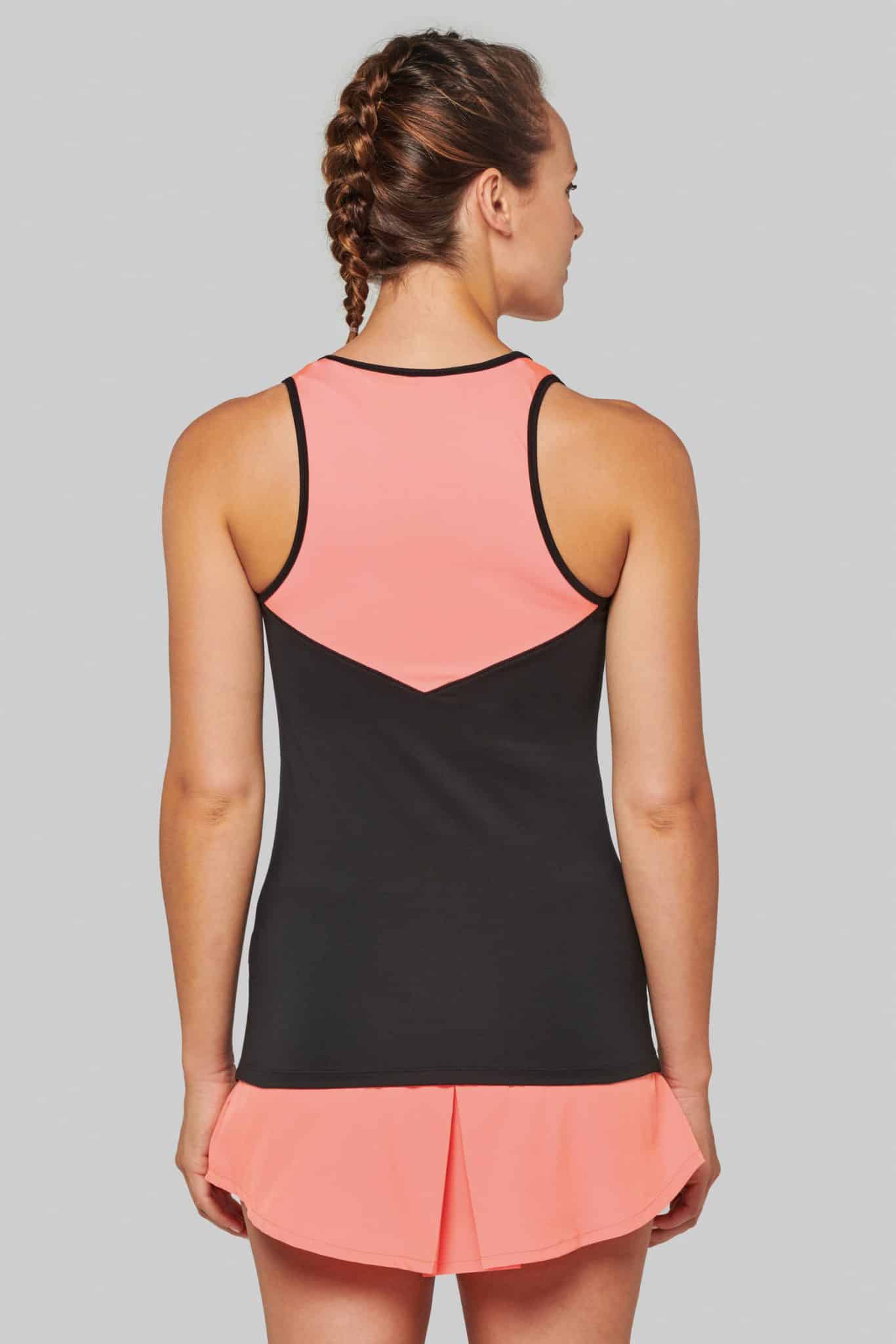 Miniature 2 pour Débardeur de padel bicolore femme