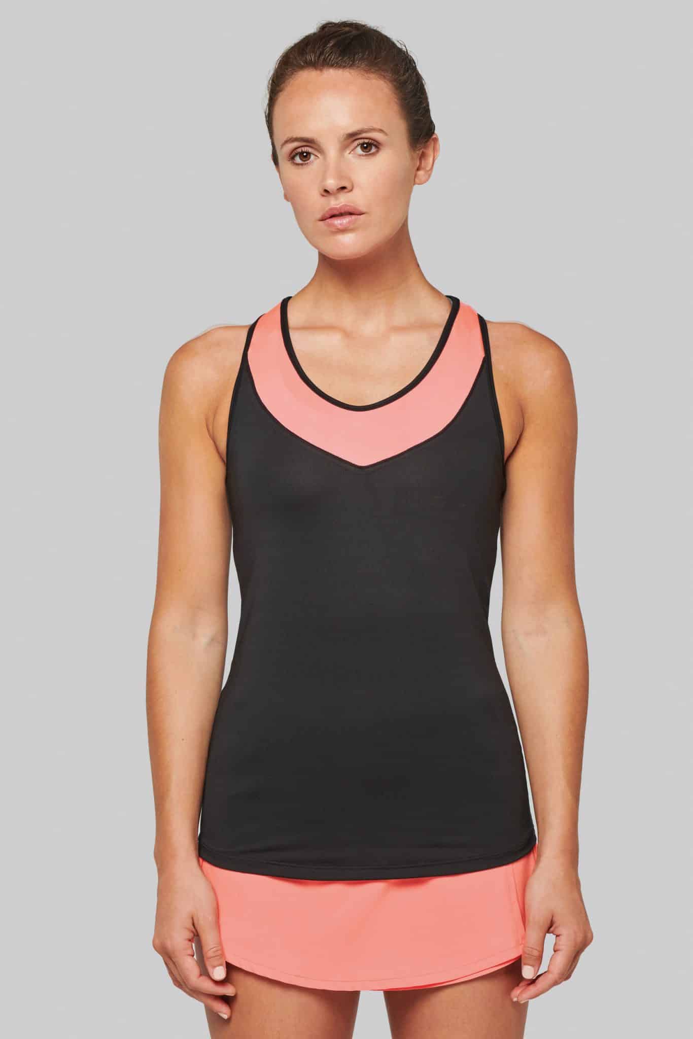 Visuel Débardeur de padel bicolore femme