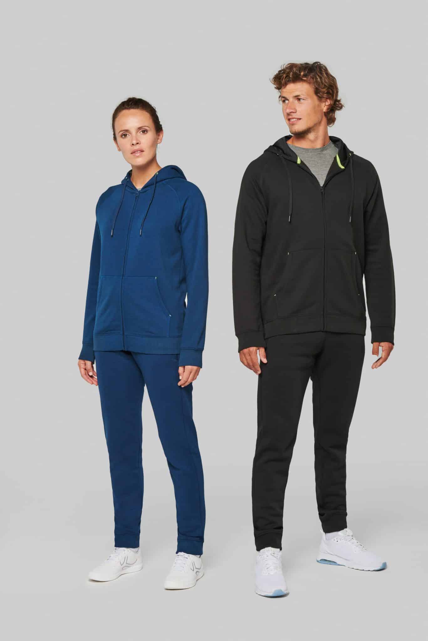 Visuel Veste zippée à capuche unisexe