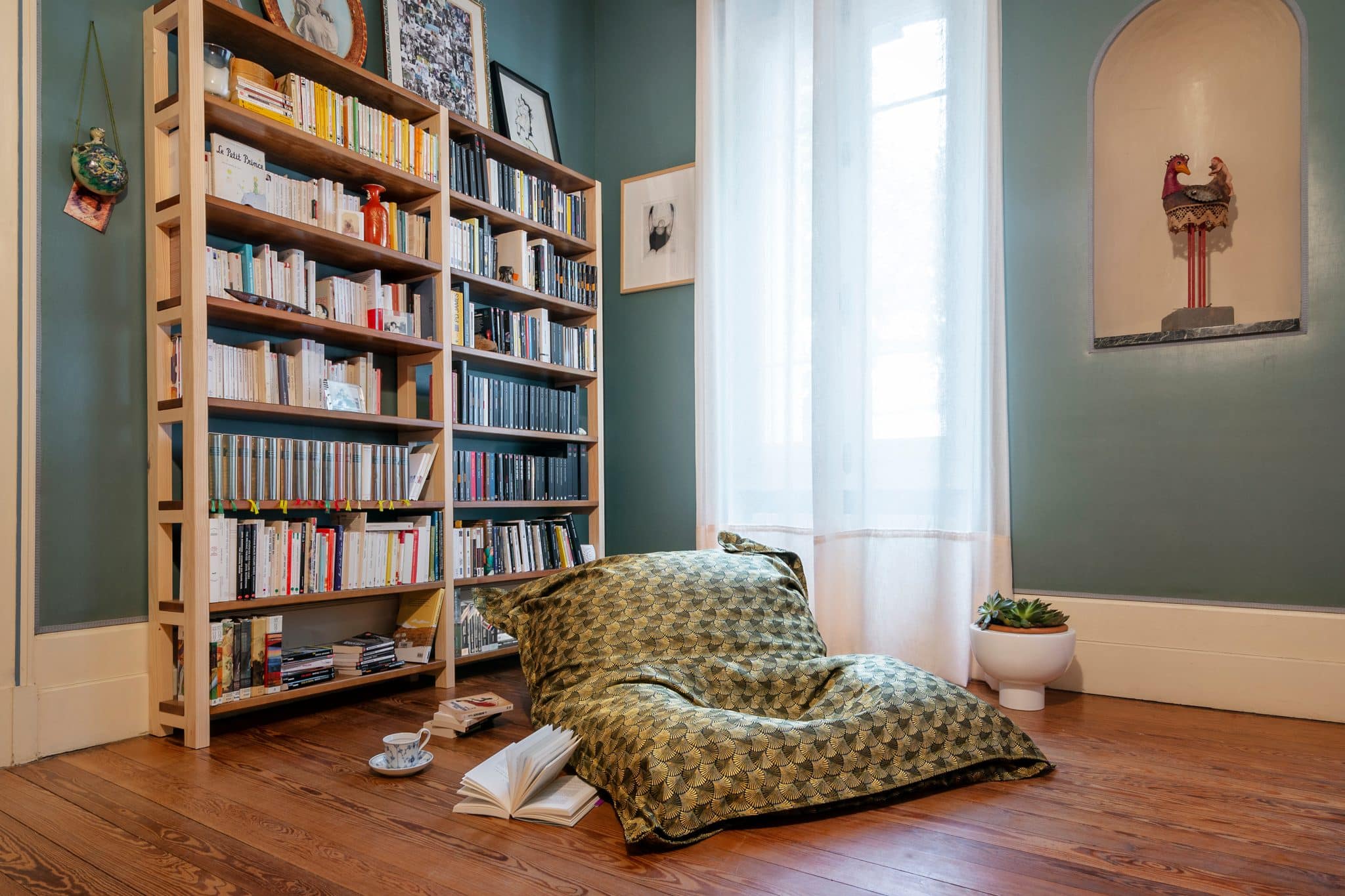 Visuel Pouf sceno tissé