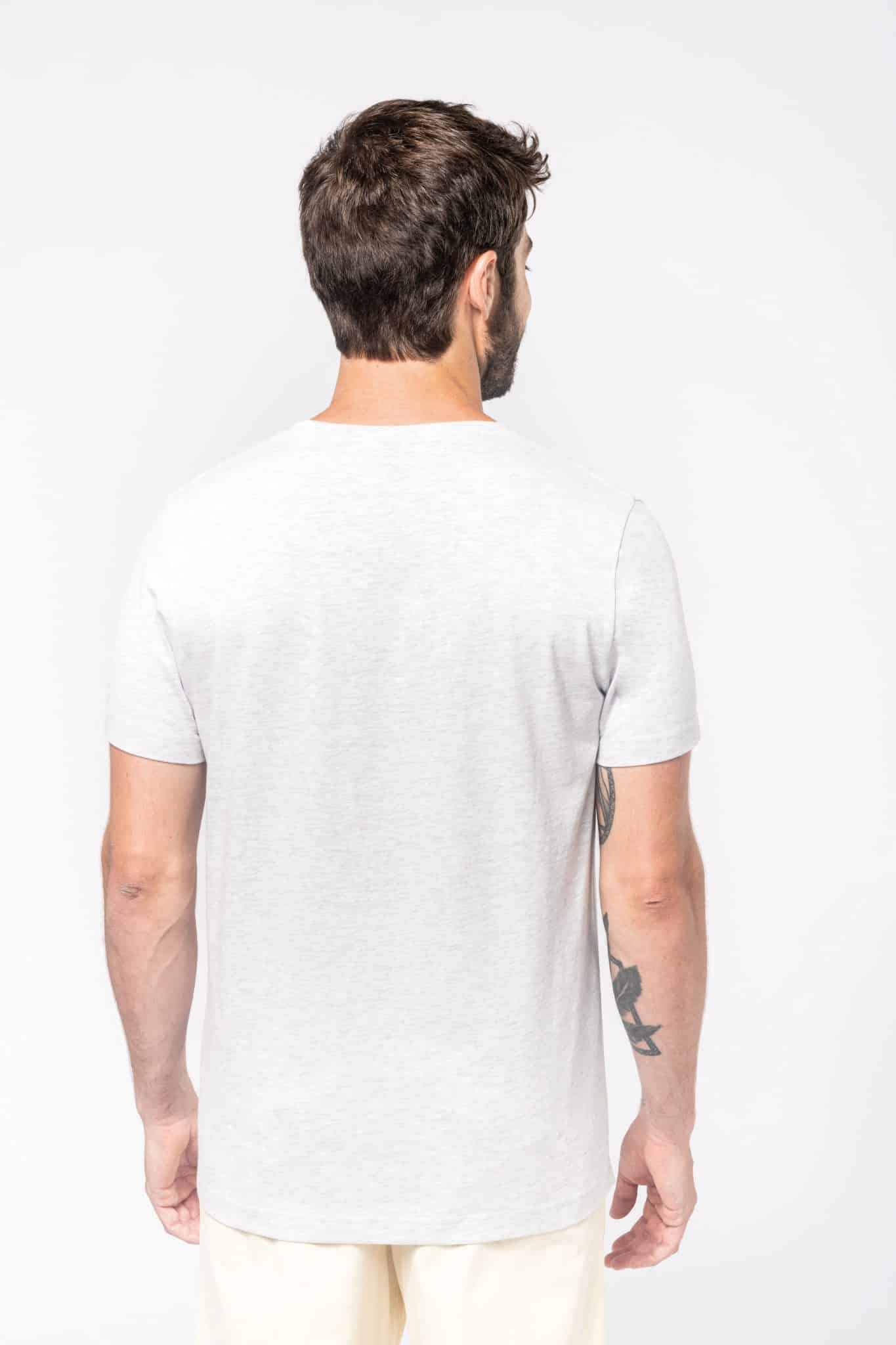 Miniature 2 pour T-shirt col V manches courtes homme