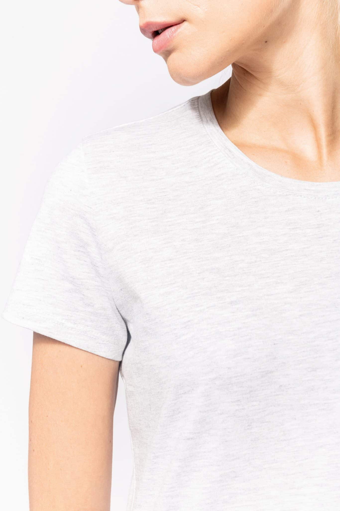 Miniature 7 pour T-shirt col rond manches courtes femme