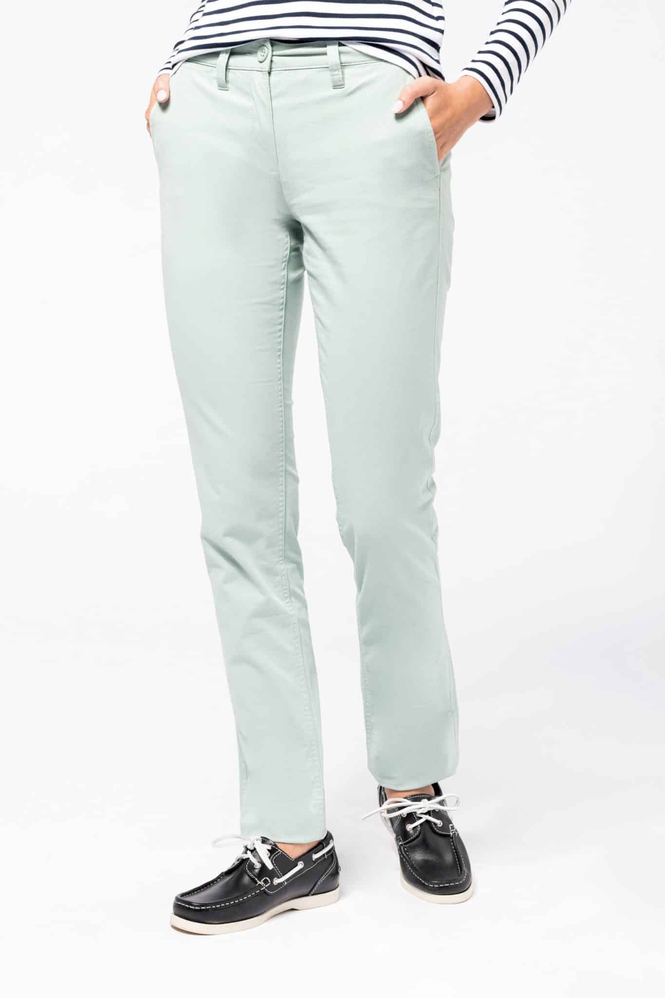 Miniature 5 pour Pantalon chino femme