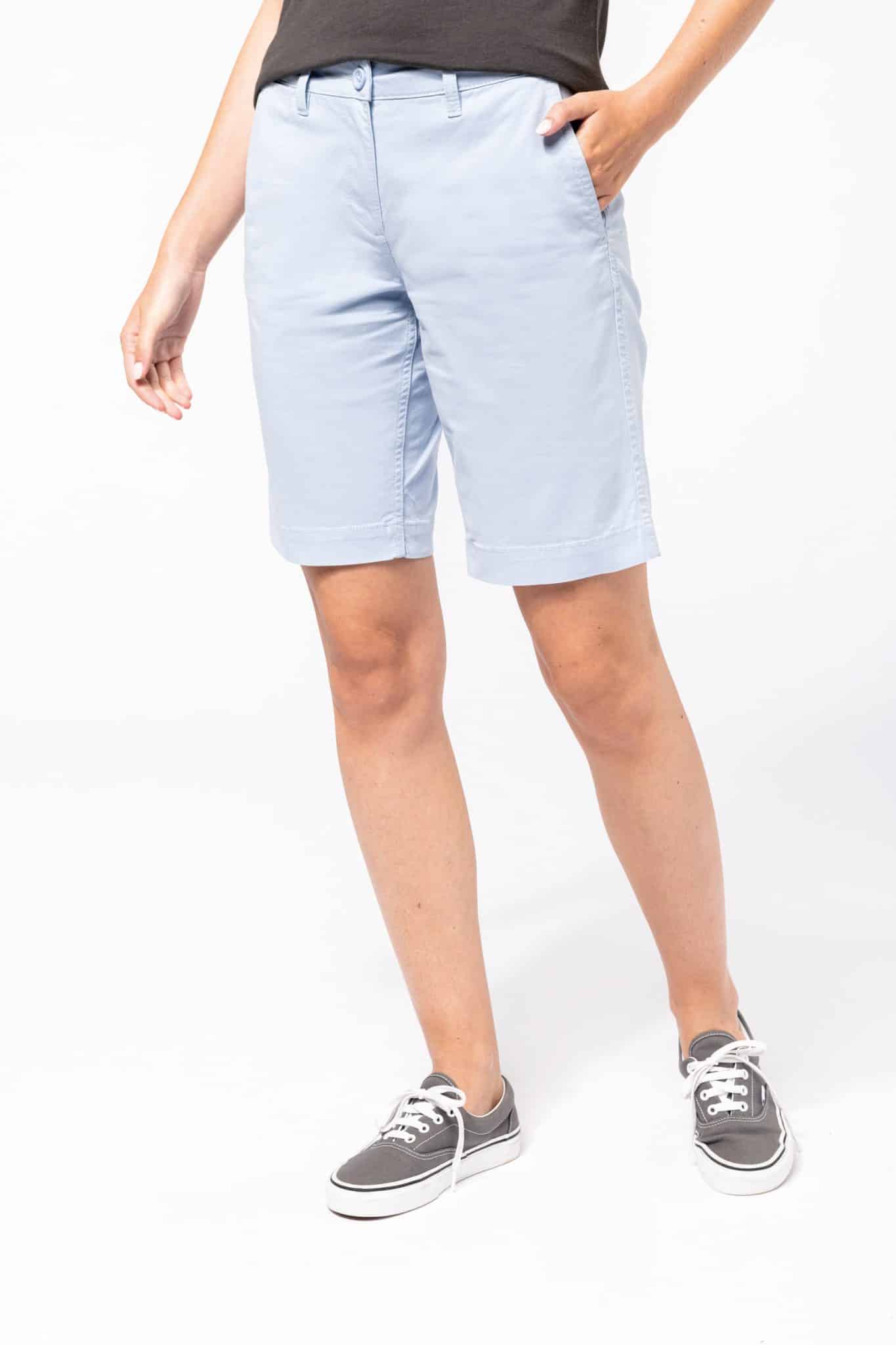Visuel Bermuda chino femme
