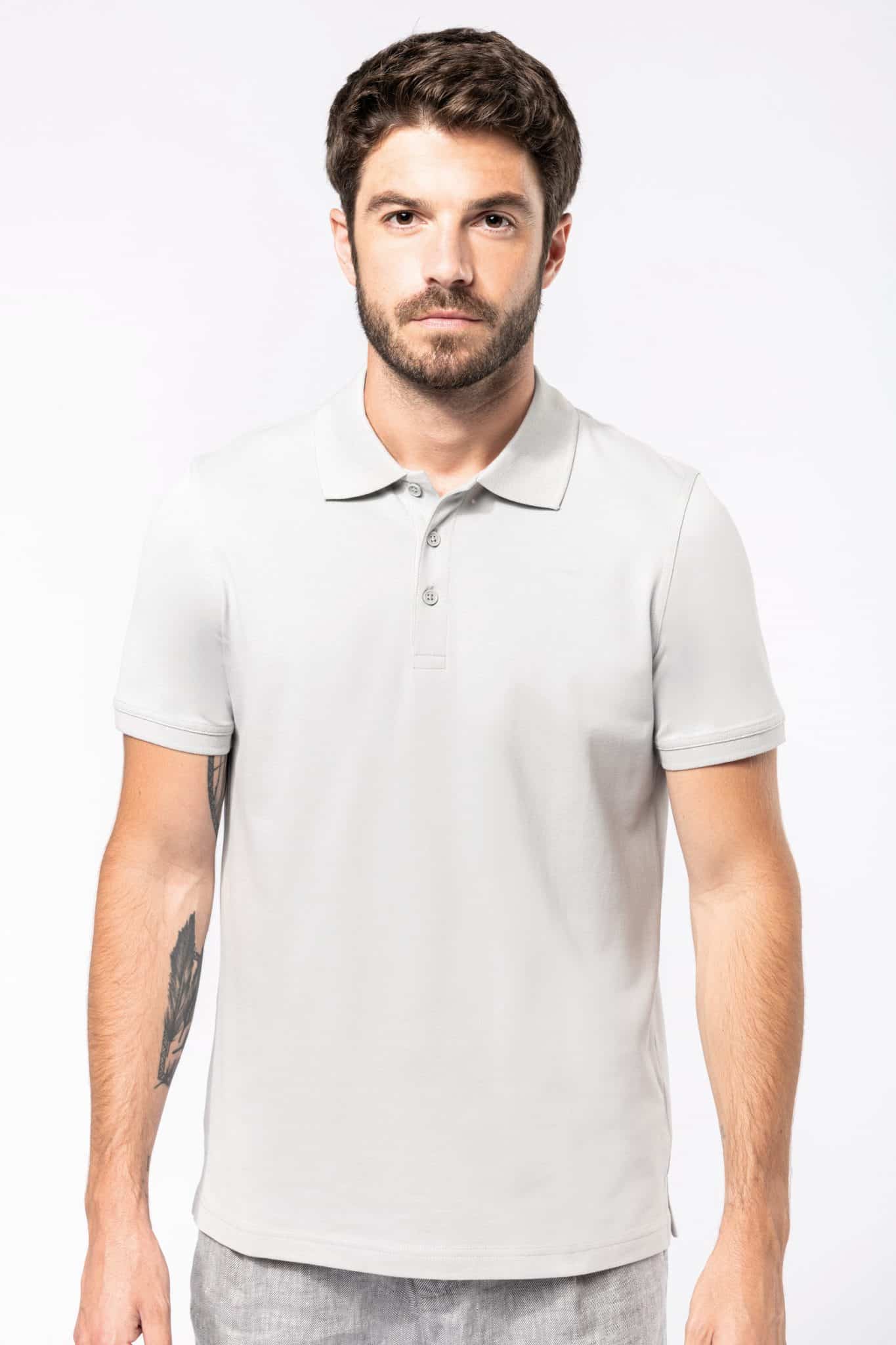 Visuel Polo piqué manches courtes homme