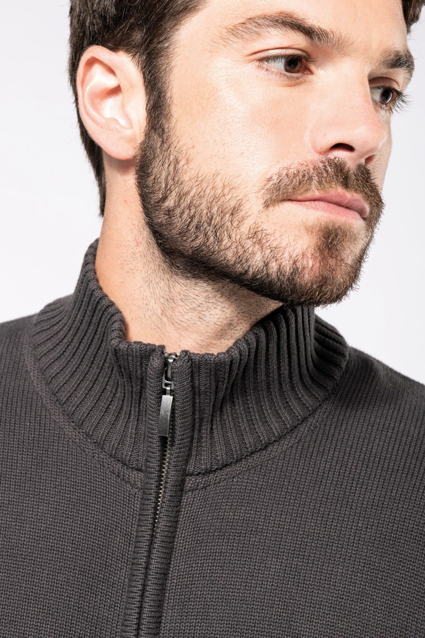 Miniature 5 pour Cardigan zippé