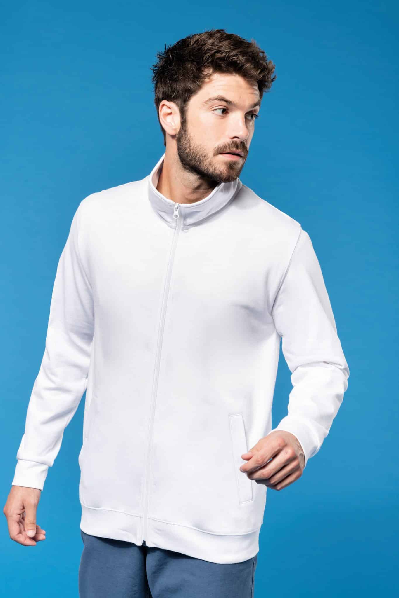 Visuel Veste molleton zippée homme