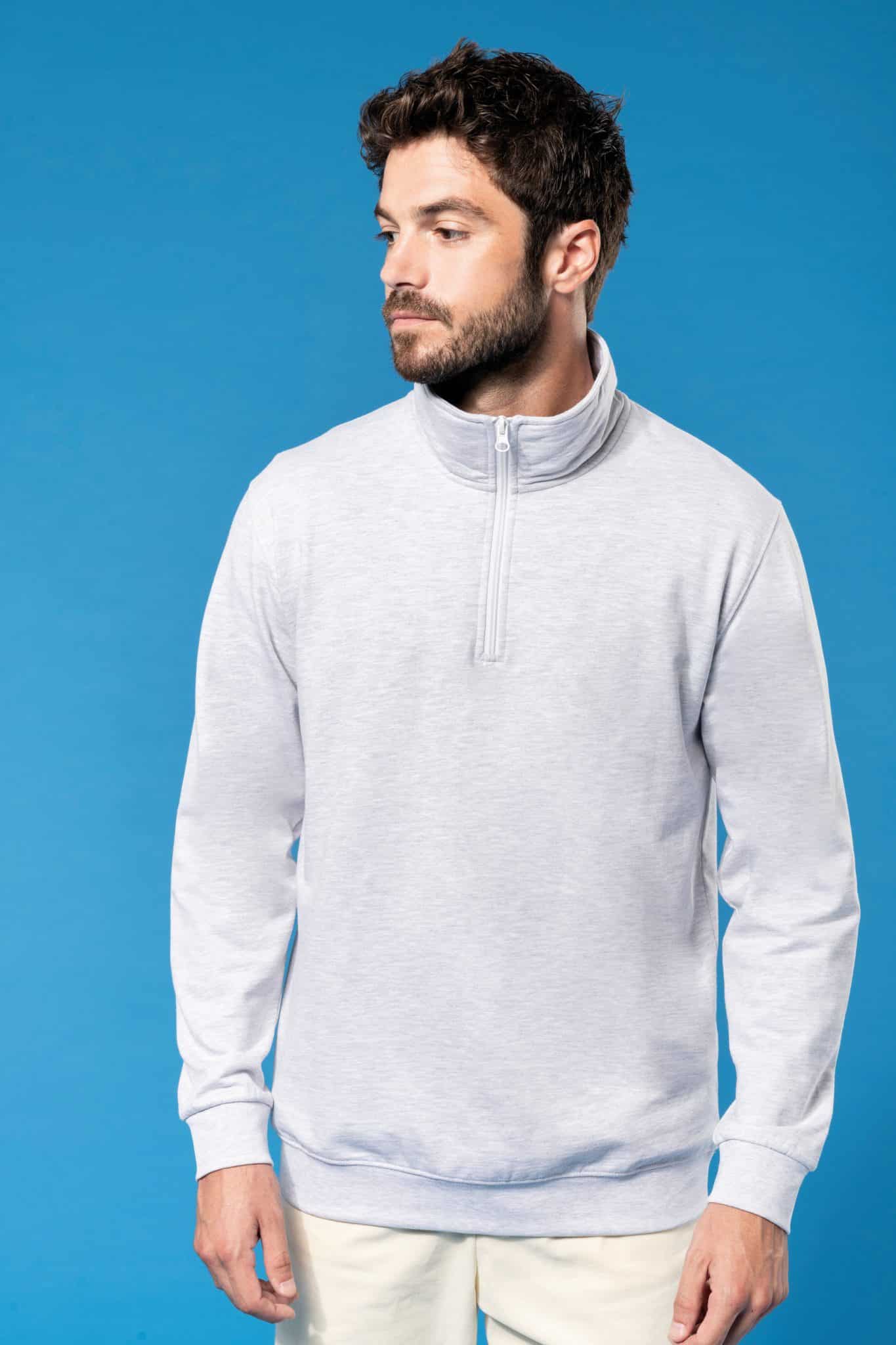 Visuel Sweat-shirt col zippé homme