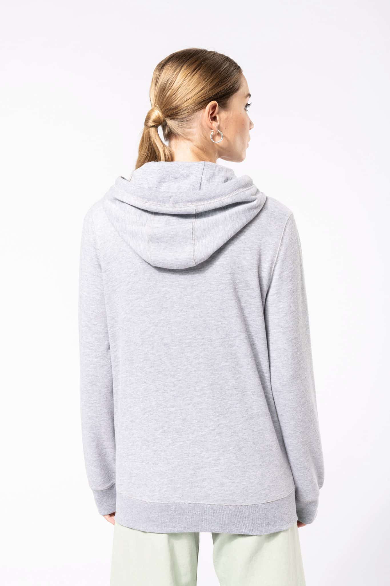 Miniature 7 pour Sweat-shirt french terry écoresponsable zippé à capuche unisexe