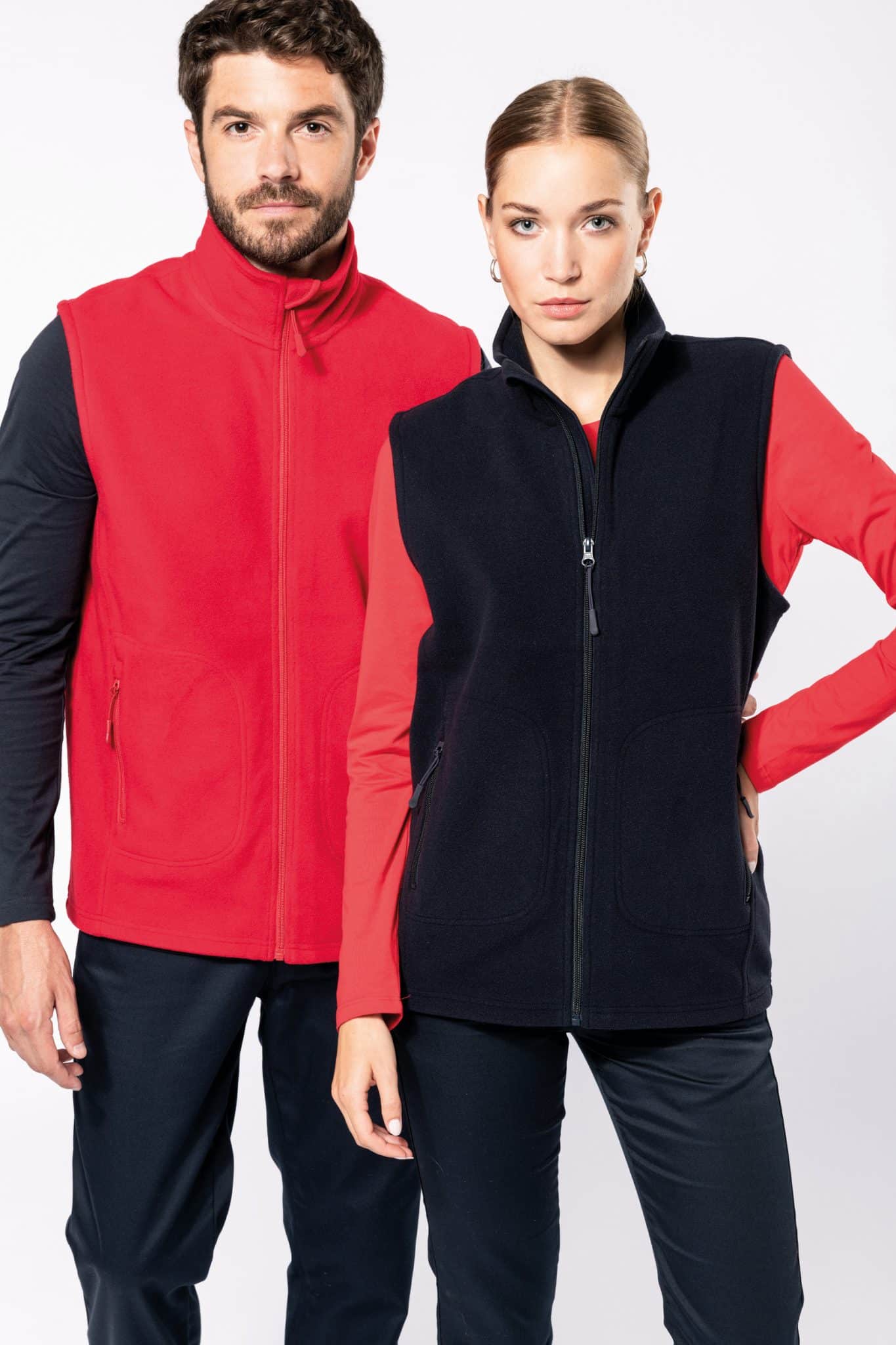 Visuel Bodywarmer micropolaire écoresponsable unisexe
