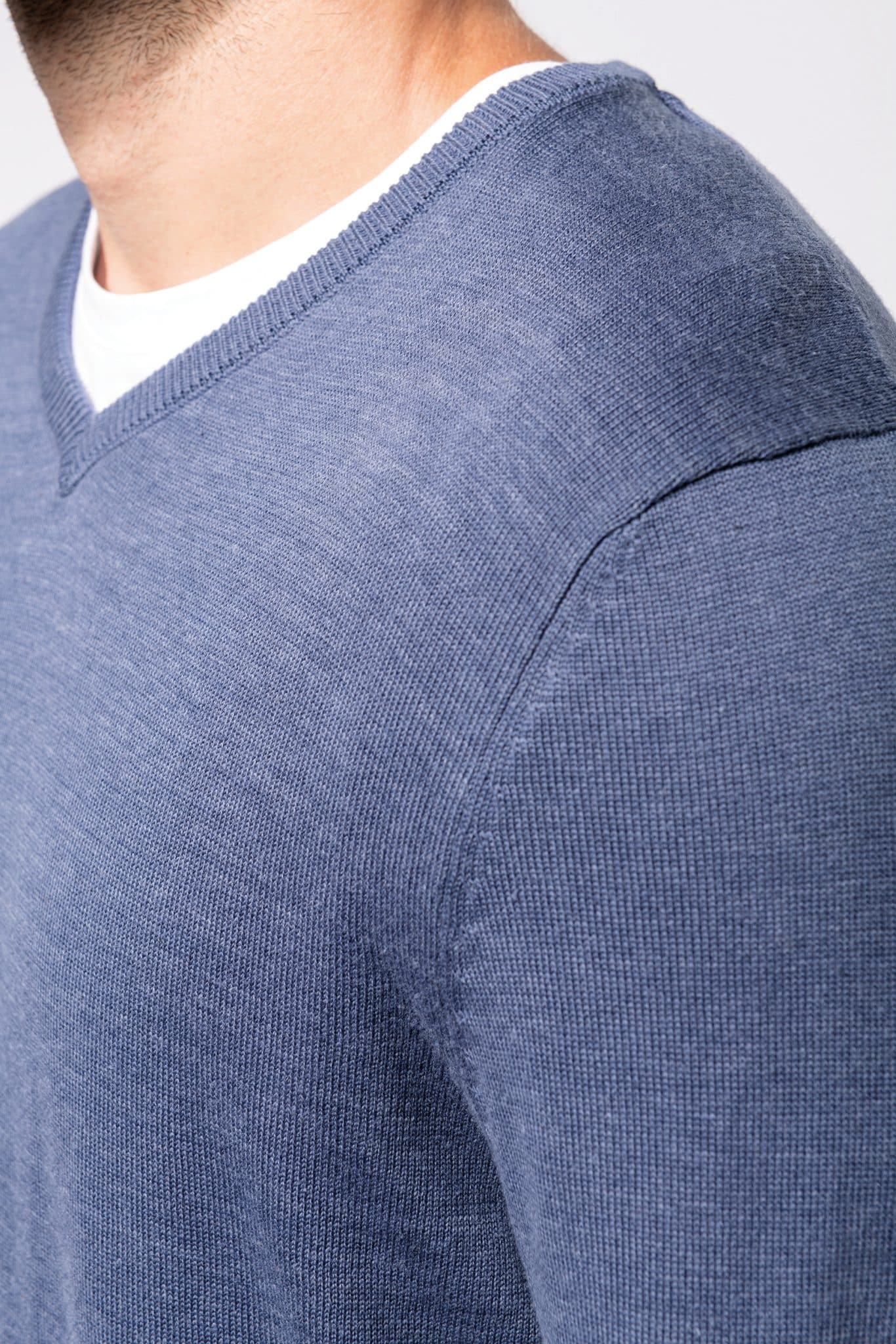 Miniature 8 pour Pull col V homme