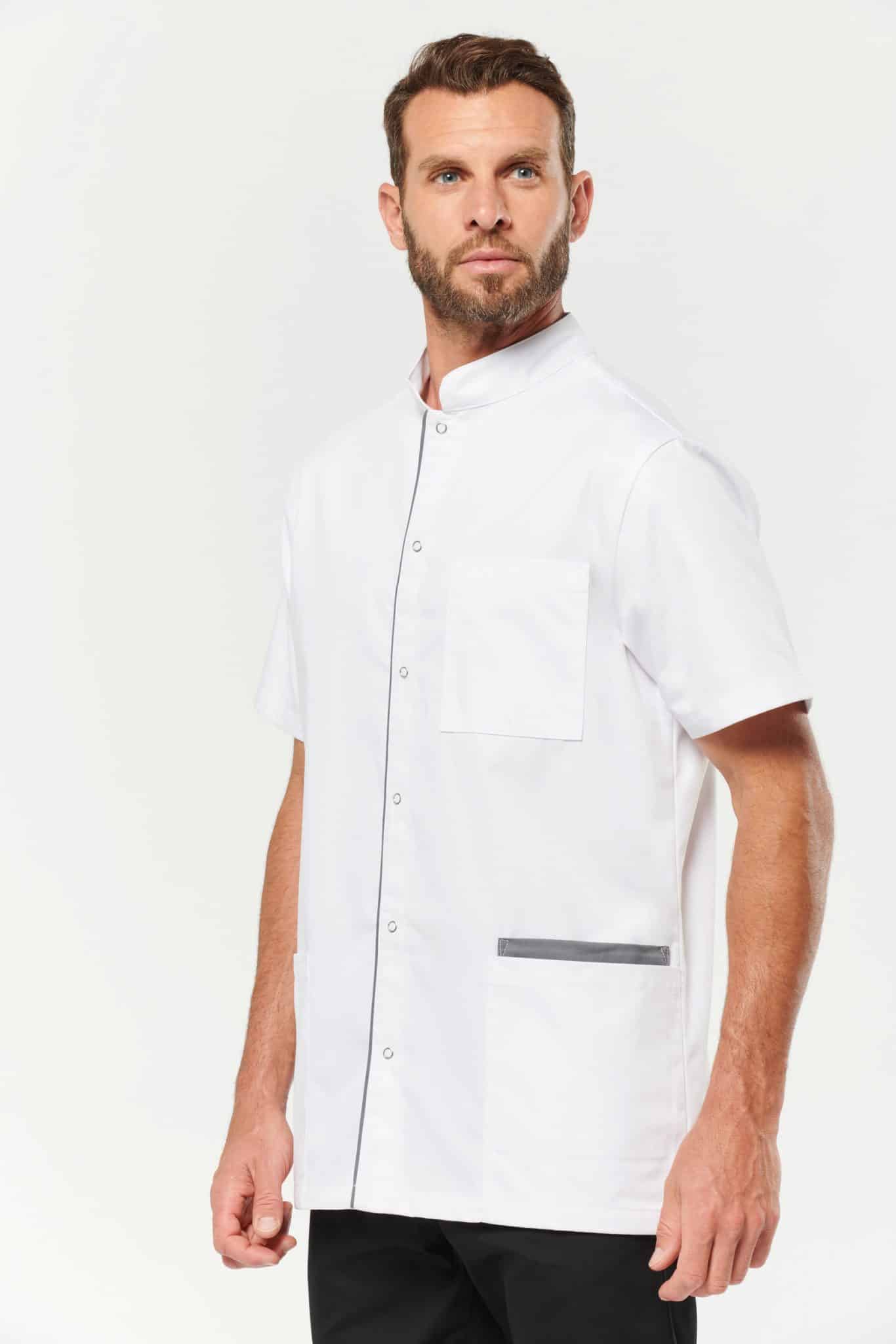 Visuel Blouse polycoton avec boutons-pression homme