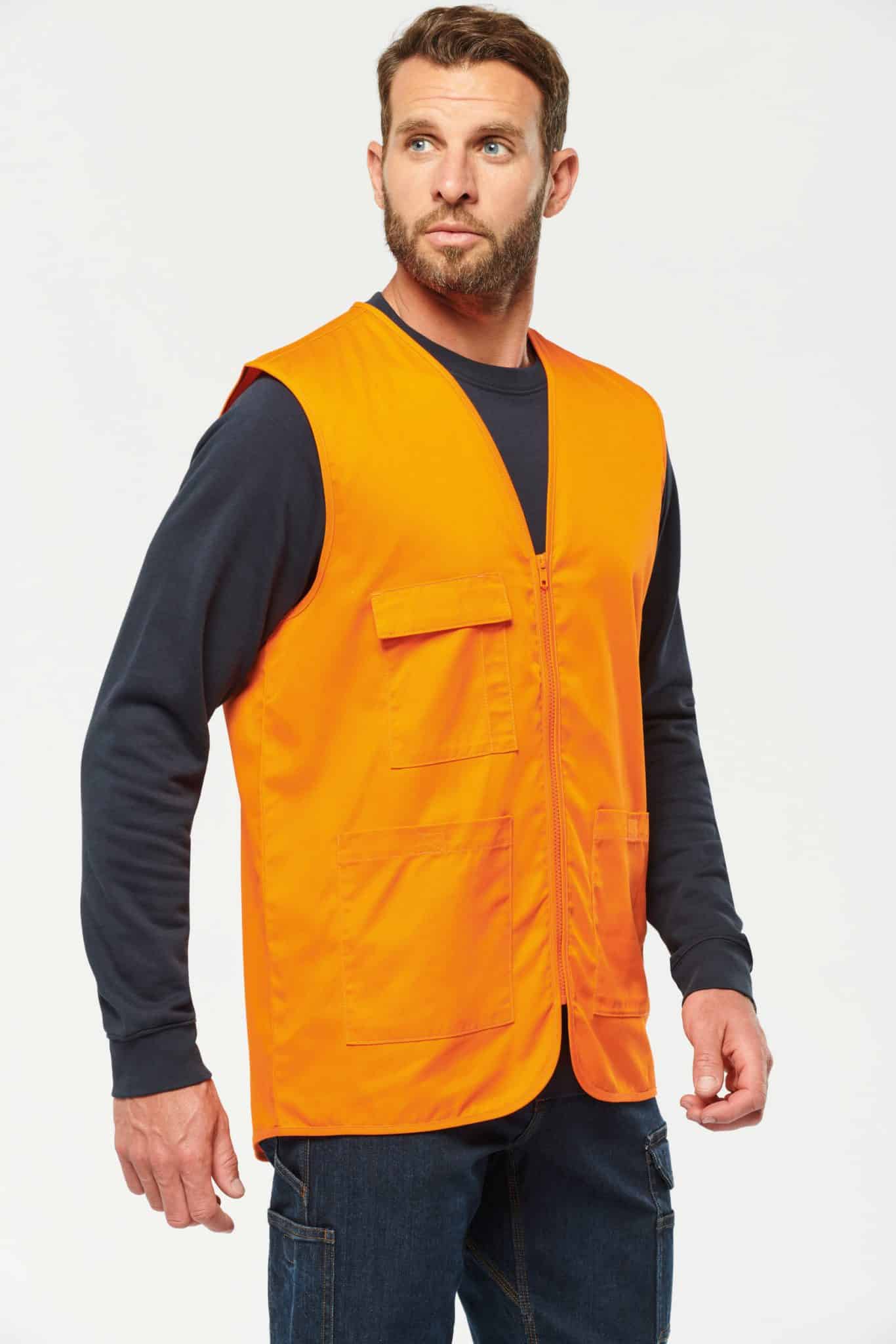 Miniature 4 pour Gilet polycoton multipoches unisexe