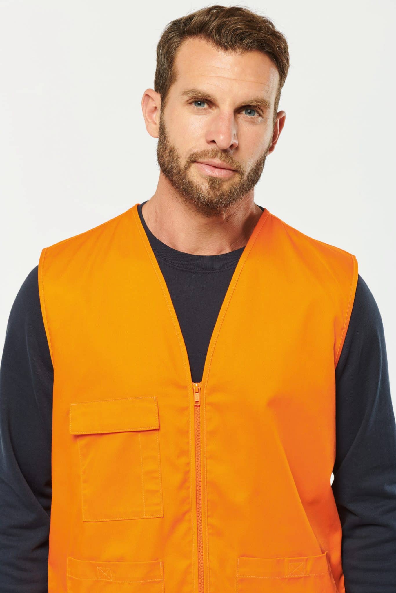 Miniature 13 pour Gilet polycoton multipoches unisexe