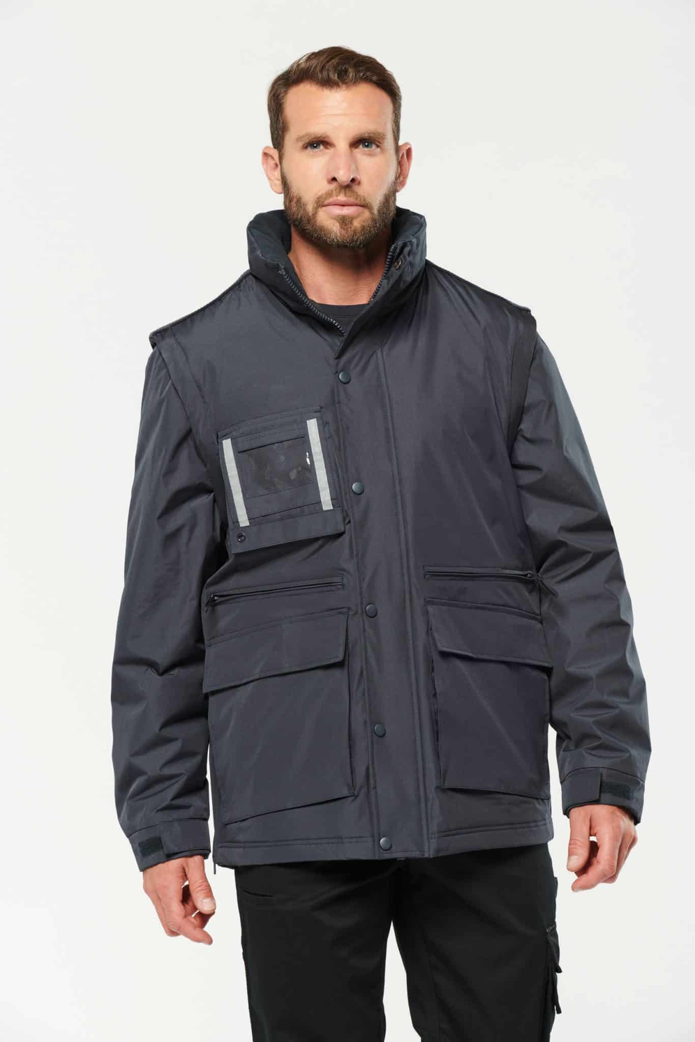 Visuel Parka workwear manches amovibles homme