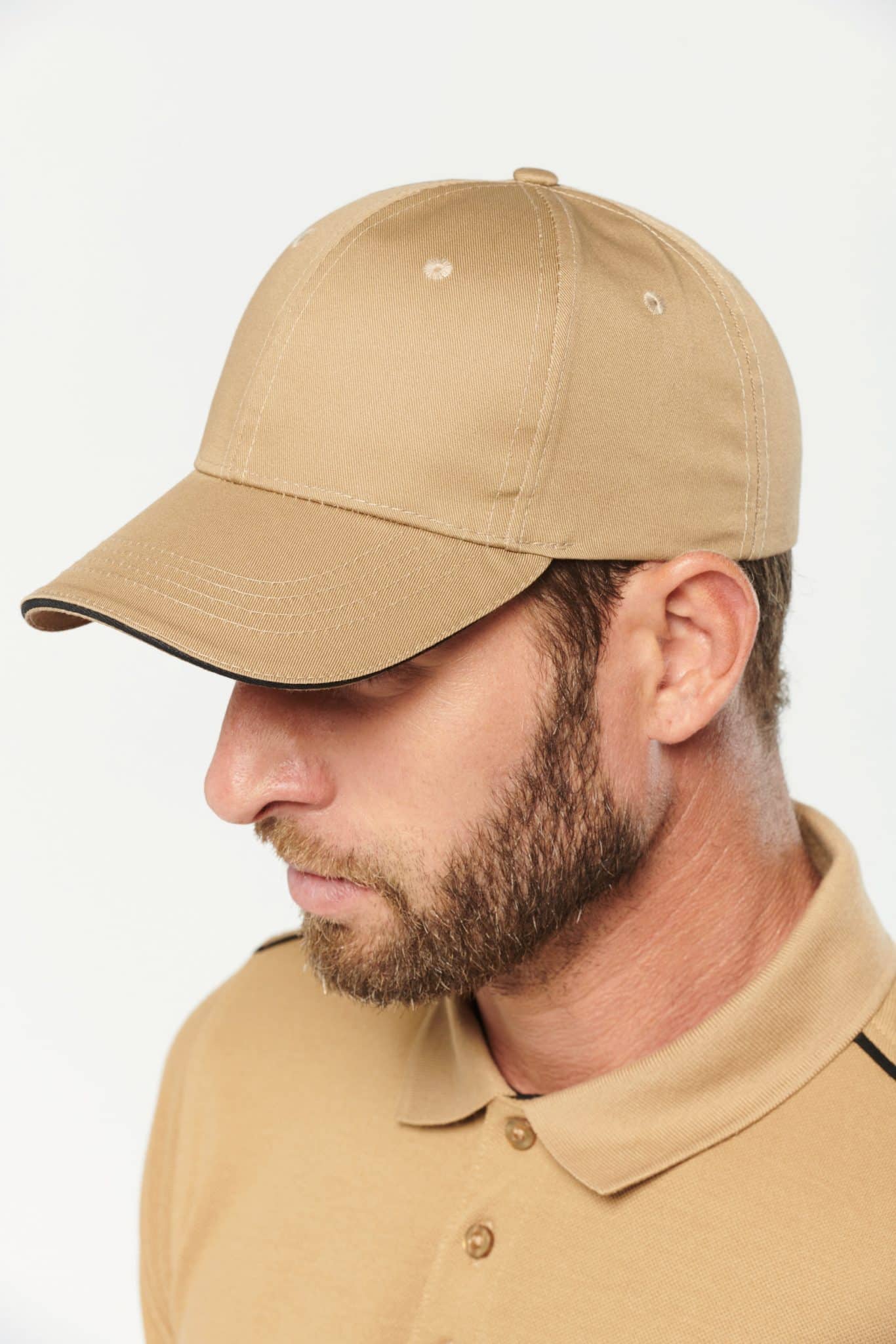 Visuel Casquette sandwich contrasté 6 panneaux
