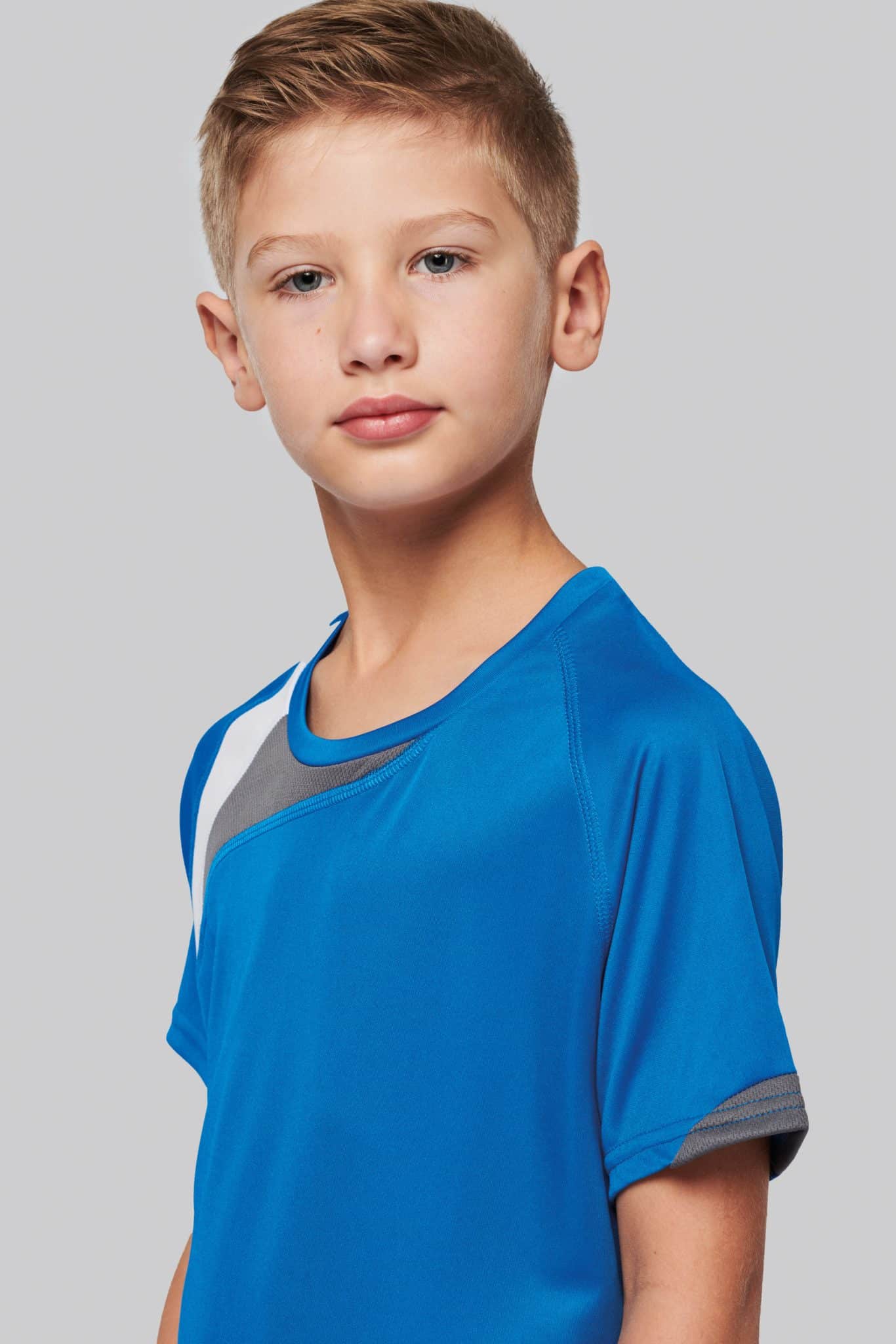 Miniature 5 pour Maillot multisport manches courtes enfant
