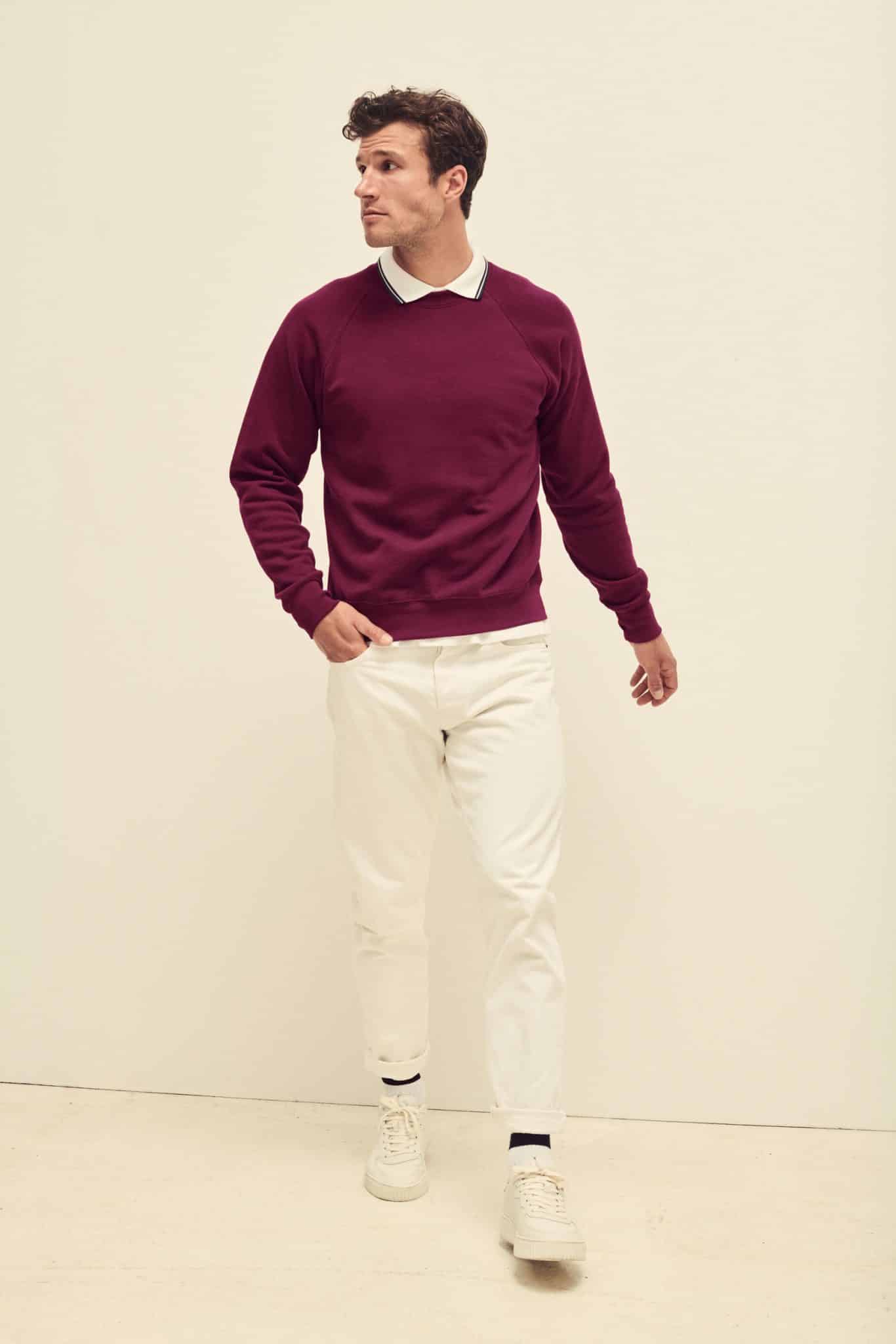 Visuel Sweat-shirt manches raglan (62-216-0)