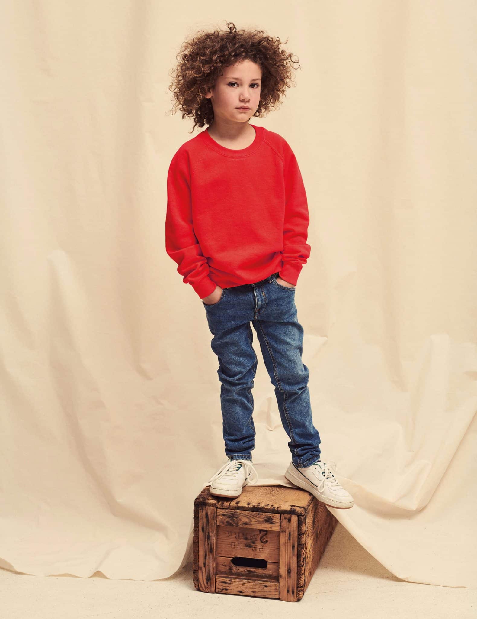 Visuel Sweat-shirt enfant manches raglan (62-039-0)