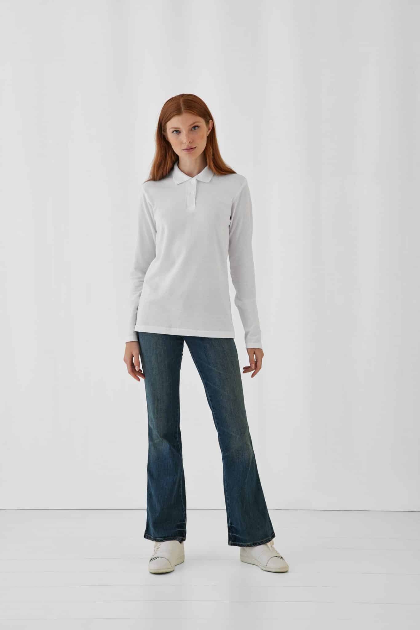 Visuel Polo femme ID.001 manches longues