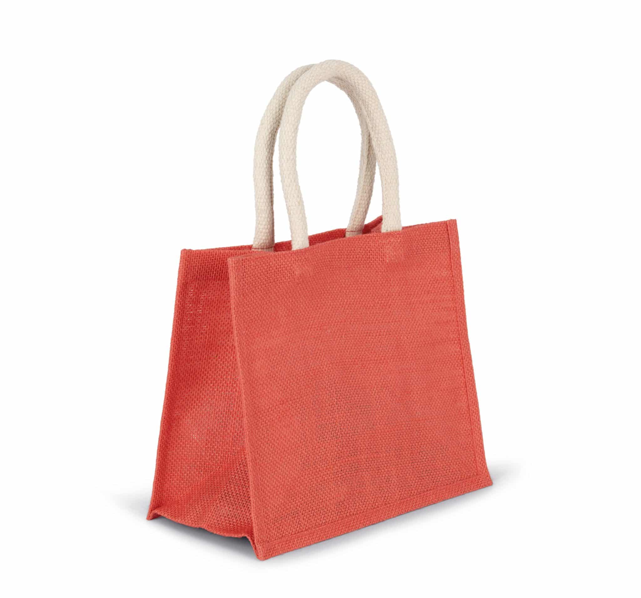 Miniature 4 pour Sac style cabas en toile de jute - modèle moyen