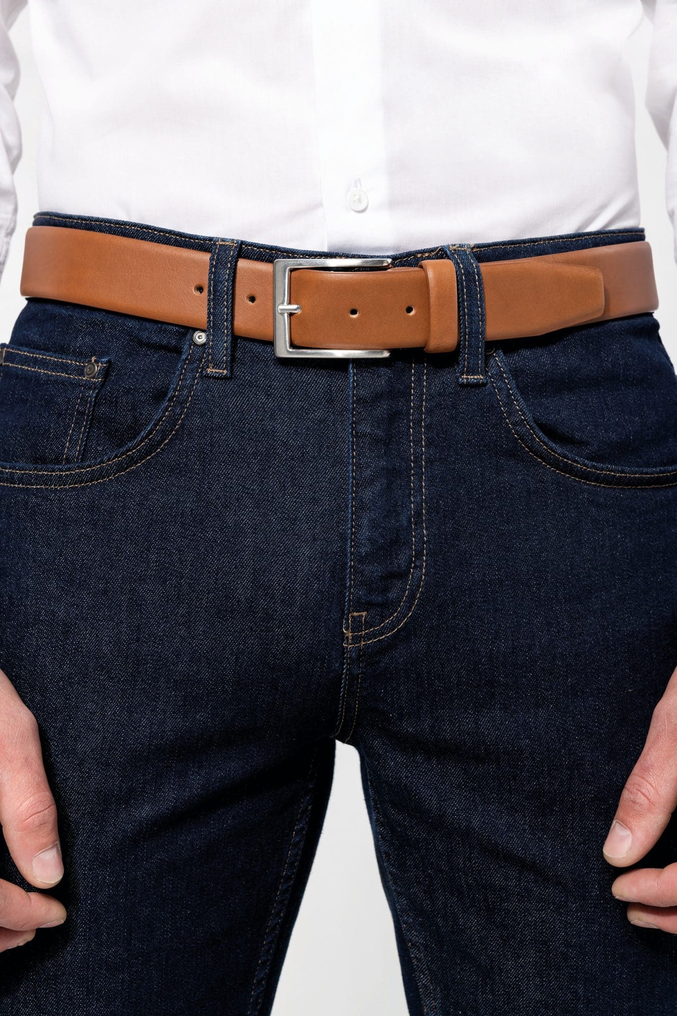 Miniature 3 pour Ceinture cuir homme