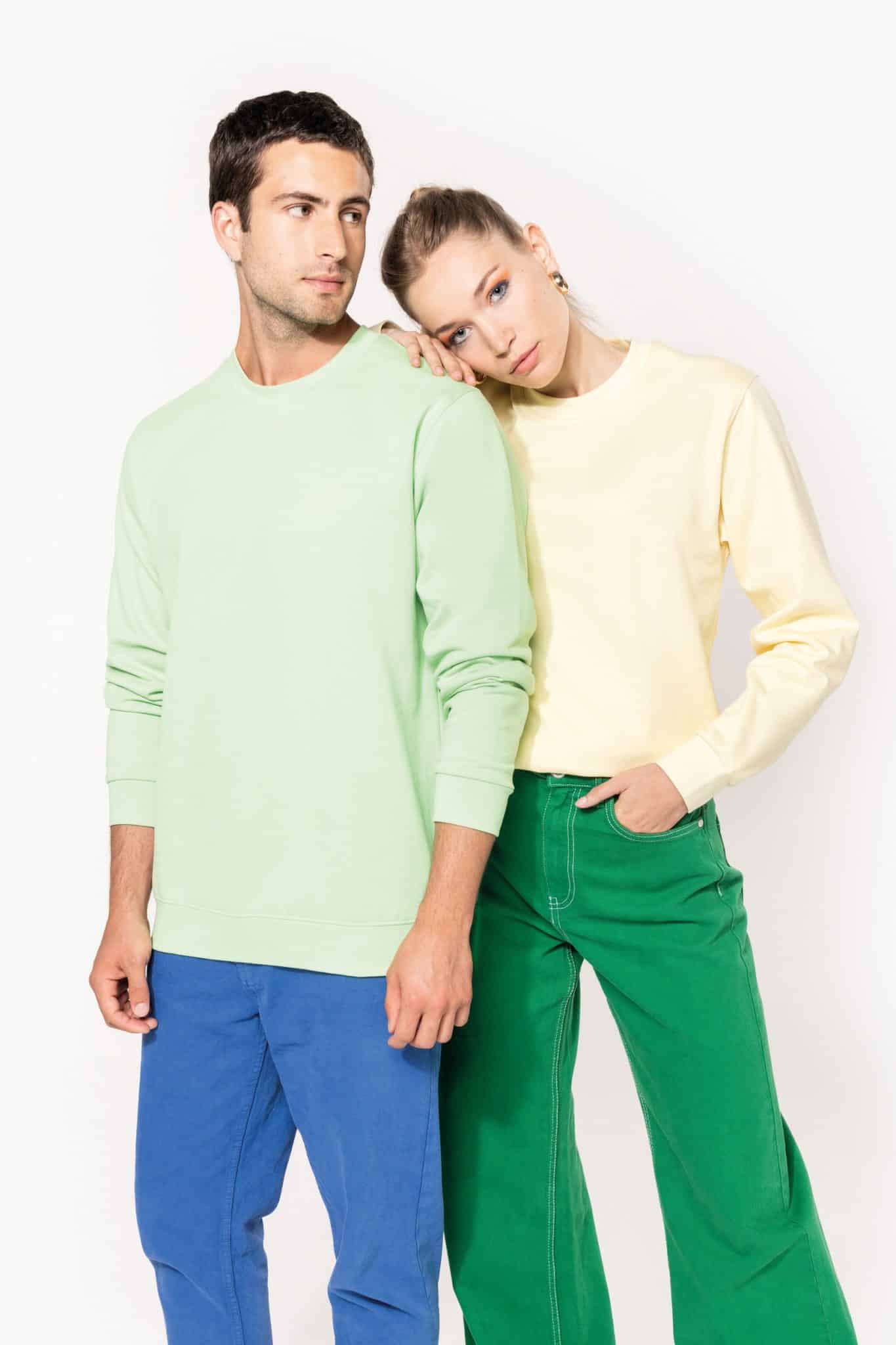 Visuel Sweat-shirt col rond unisexe
