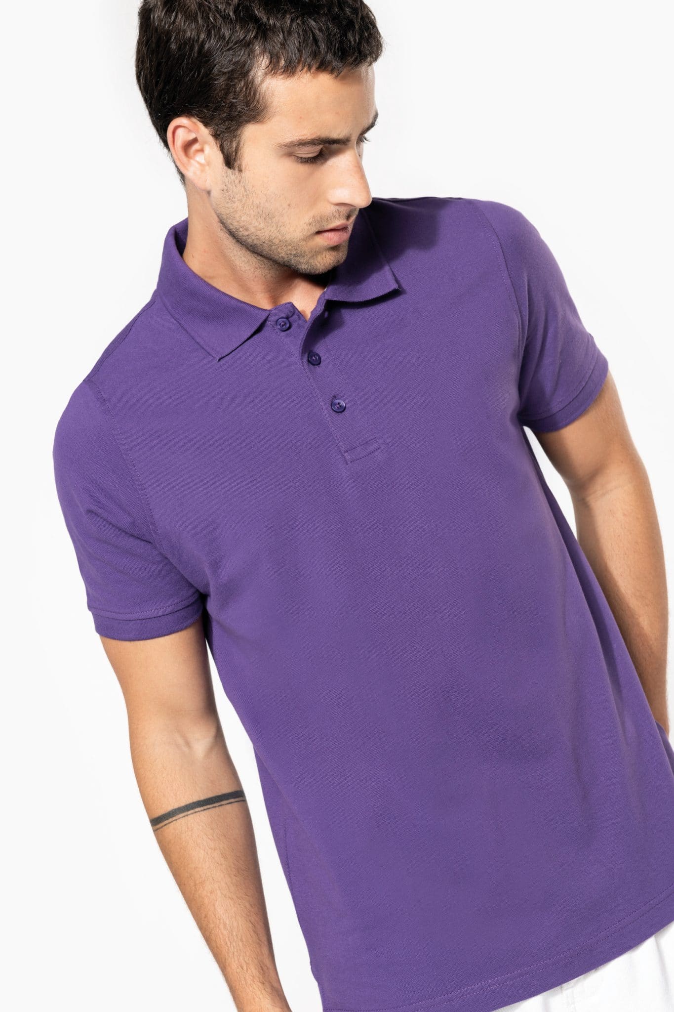 Visuel Polo piqué manches courtes homme
