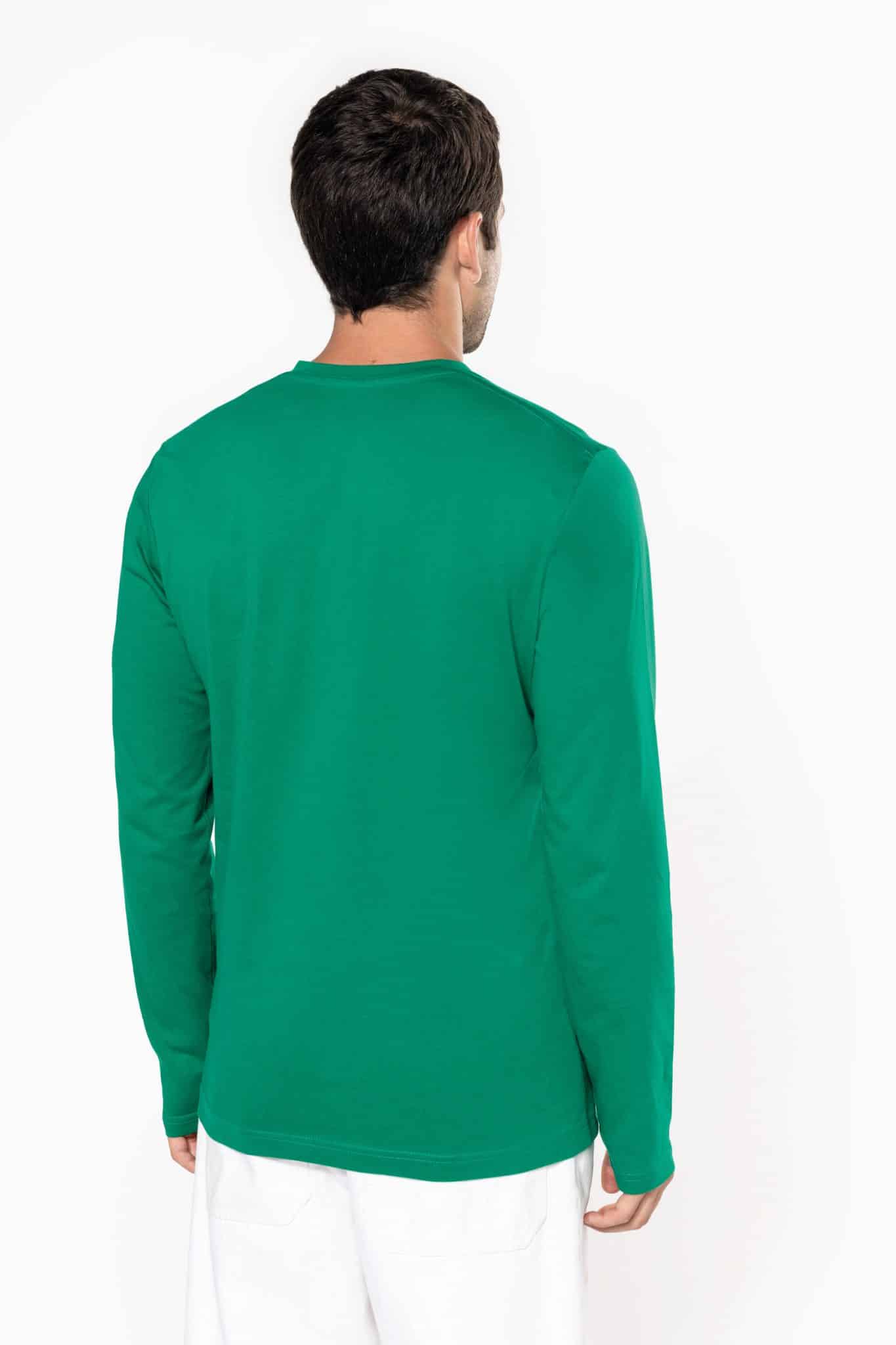 Miniature 2 pour T-shirt col V manches longues homme