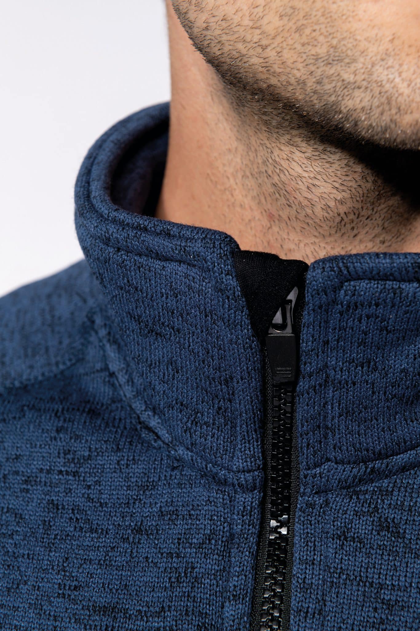 Miniature 8 pour Veste zippée chinée homme
