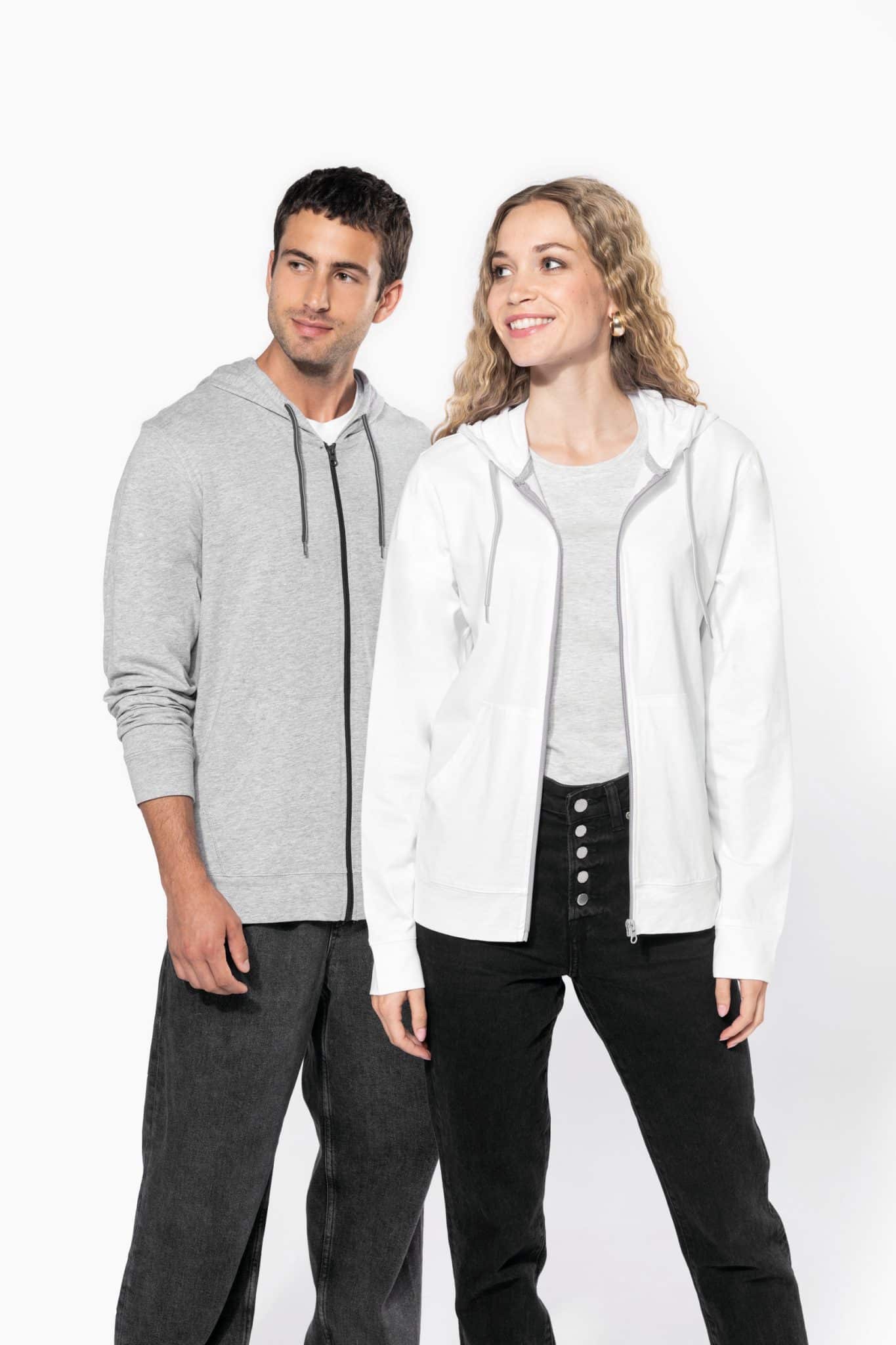 Visuel Veste coton légère à capuche