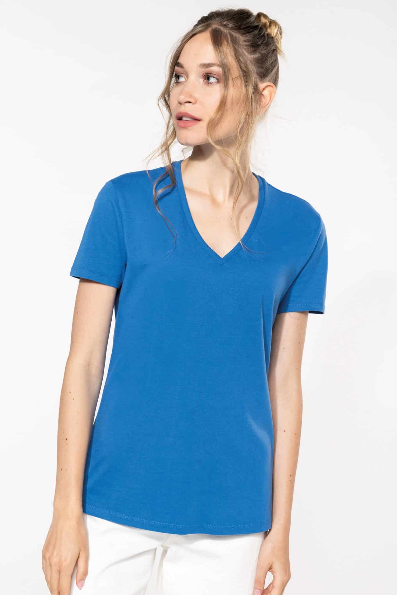 Visuel T-shirt BIO150 IC col V femme