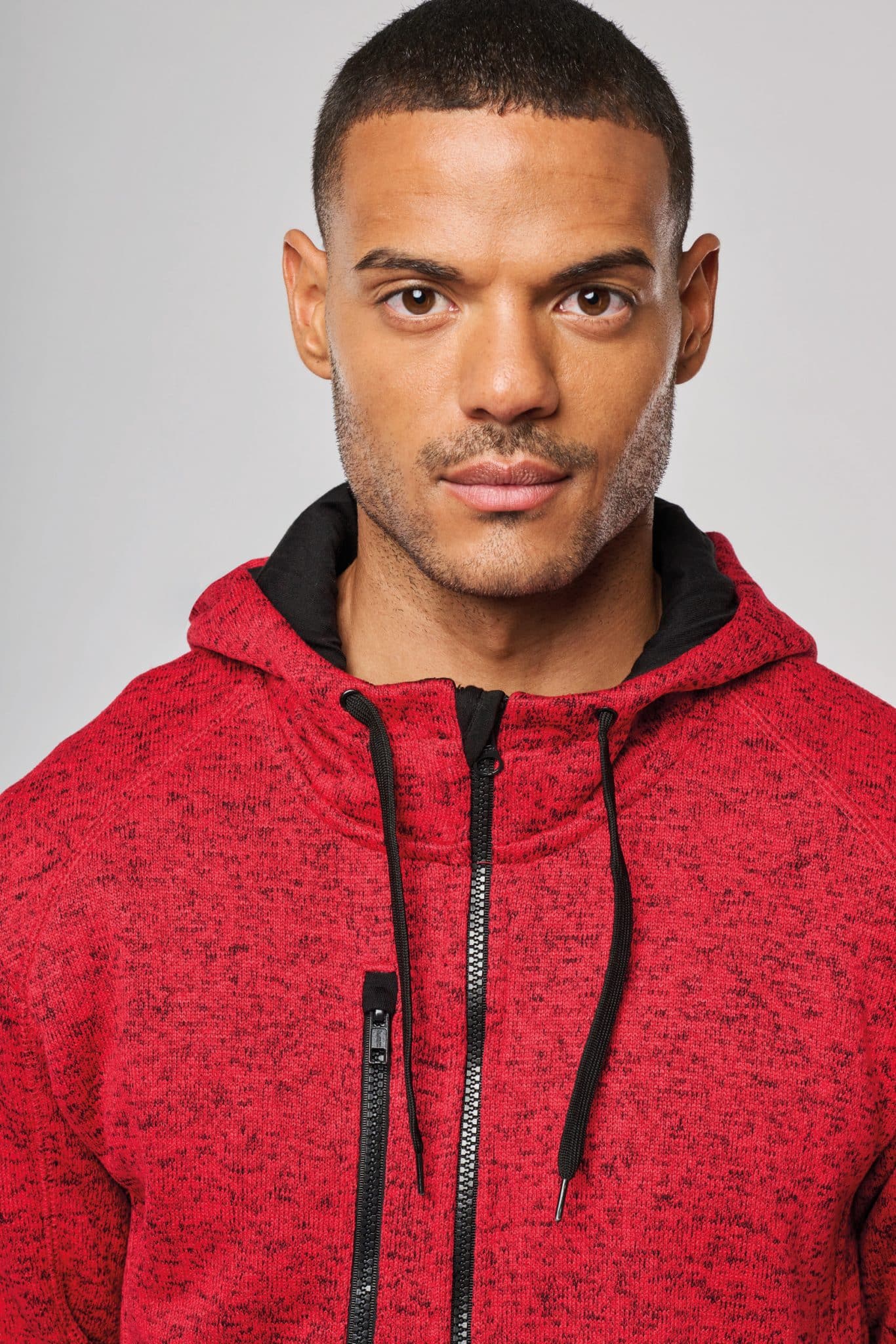 Miniature 5 pour Veste à capuche chinée homme