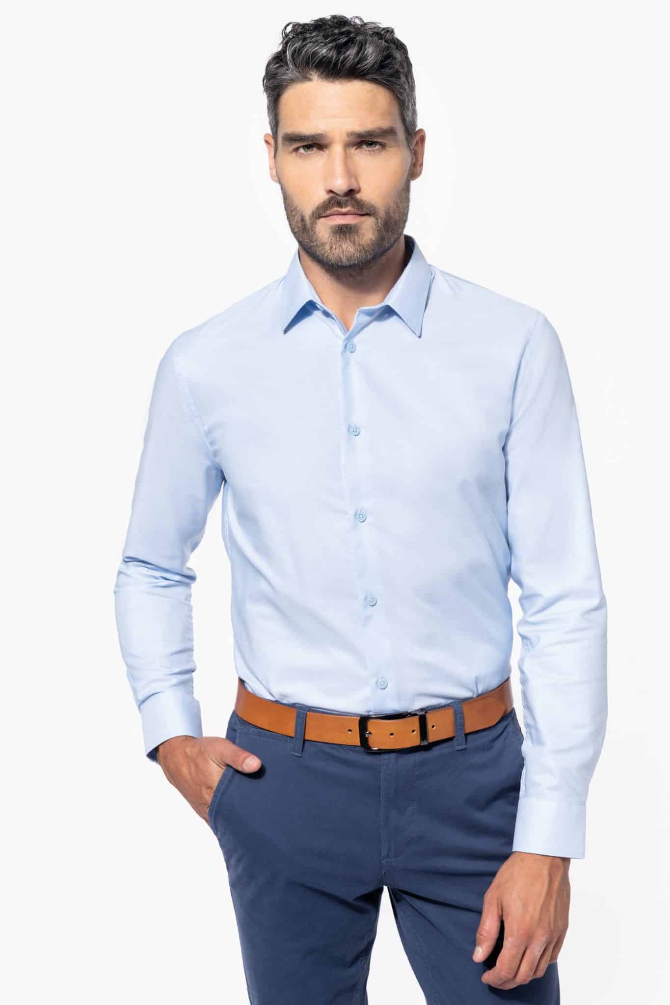 Visuel Chemise oxford manches longues homme
