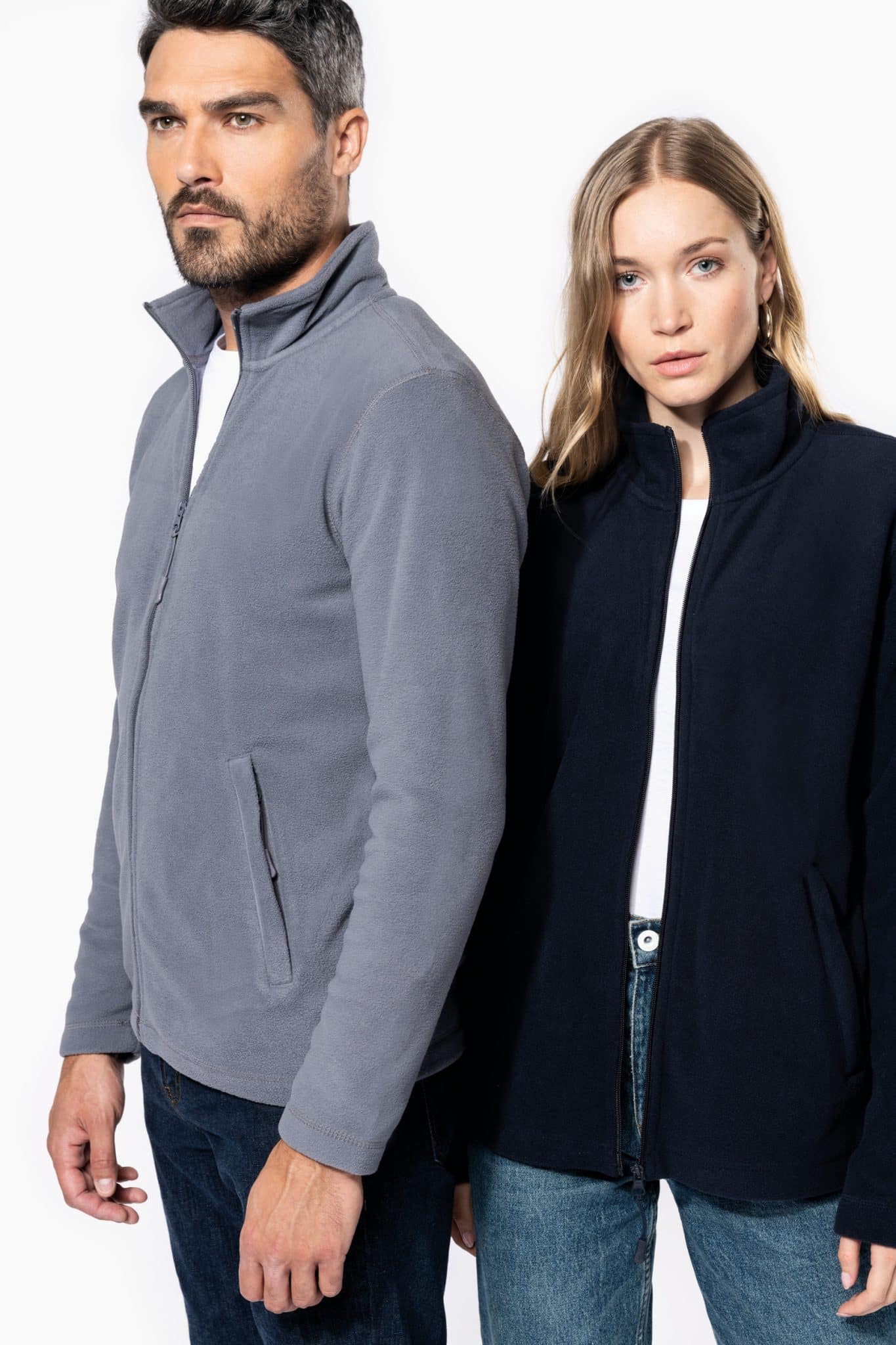 Visuel Veste micropolaire zippée unisexe
