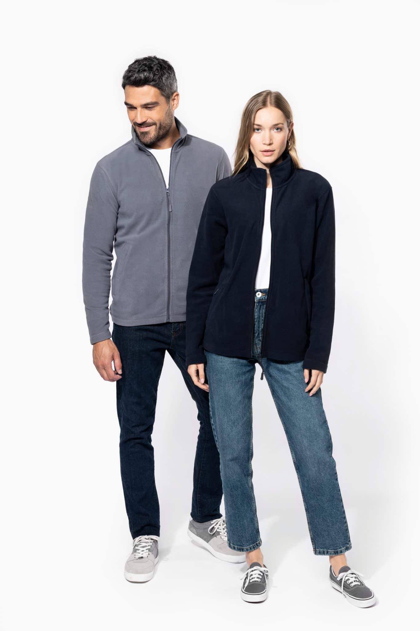 Miniature 8 pour Veste micropolaire zippée unisexe
