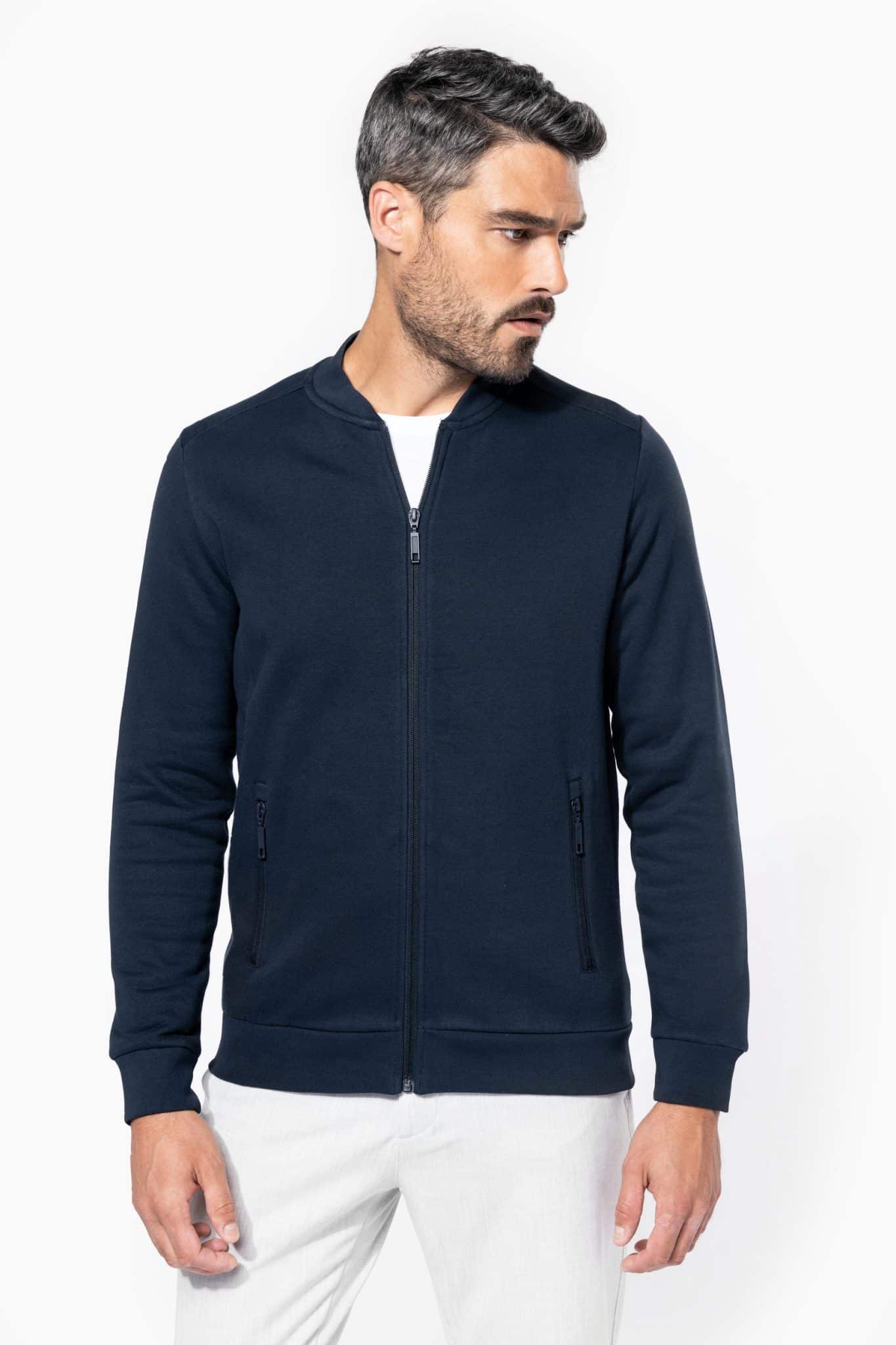 Visuel Veste molleton zippée homme