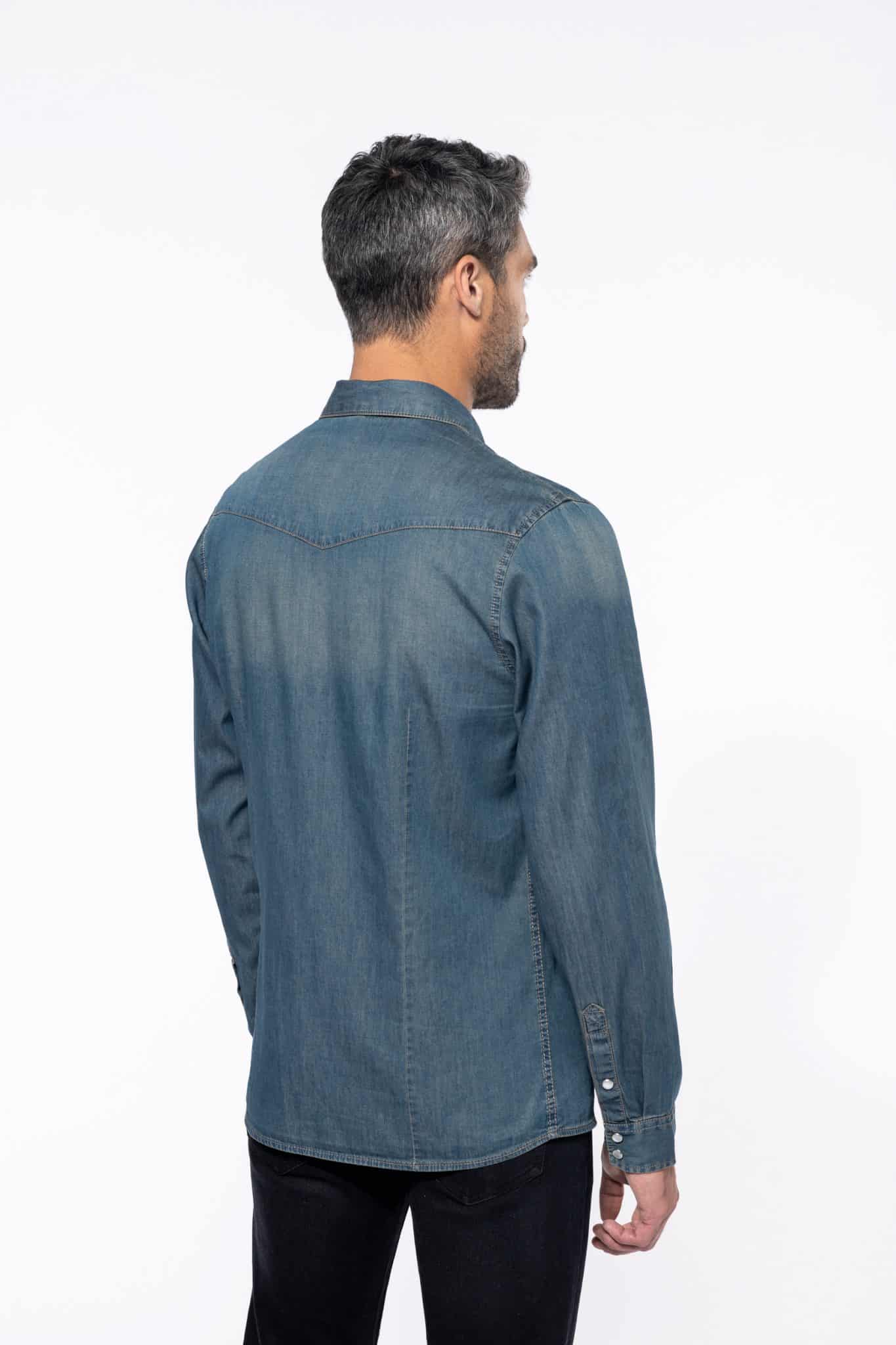 Miniature 2 pour Chemise denim manches longues