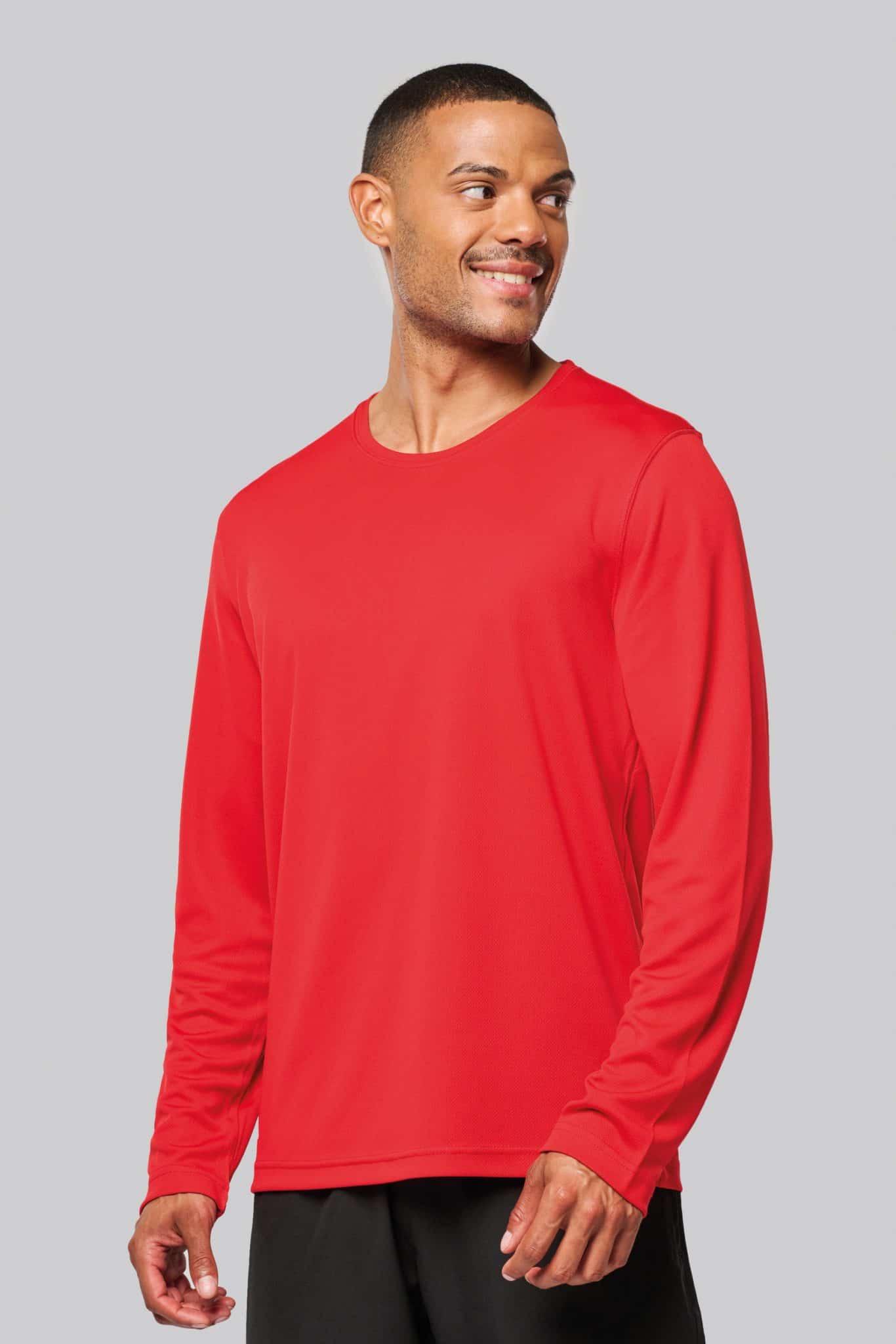 Visuel T-shirt de sport manches longues homme