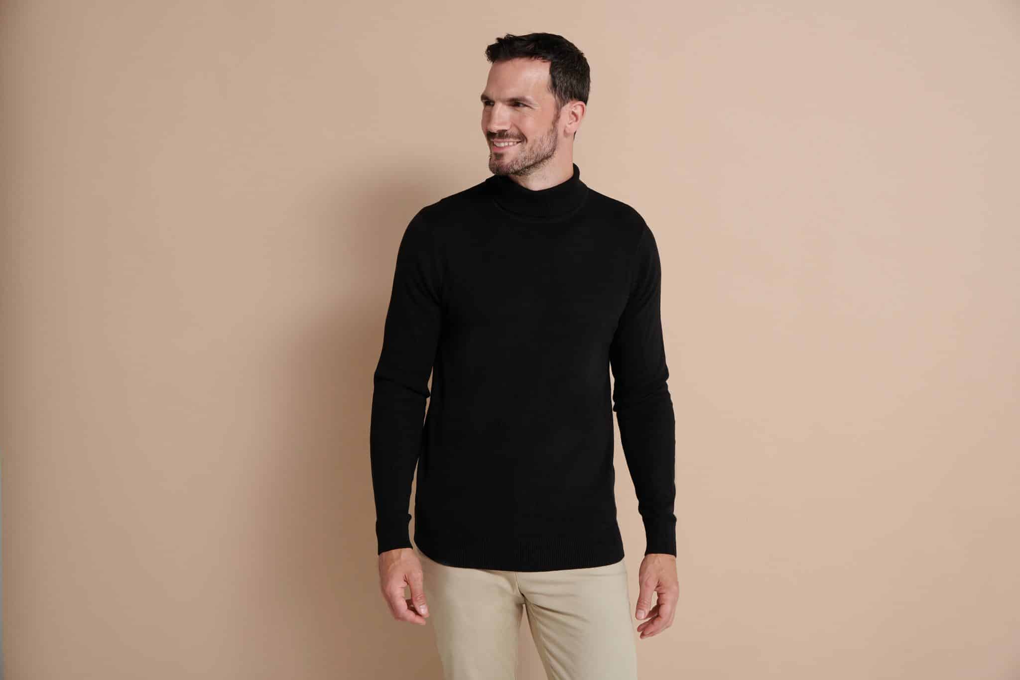 Visuel Pull col roulé