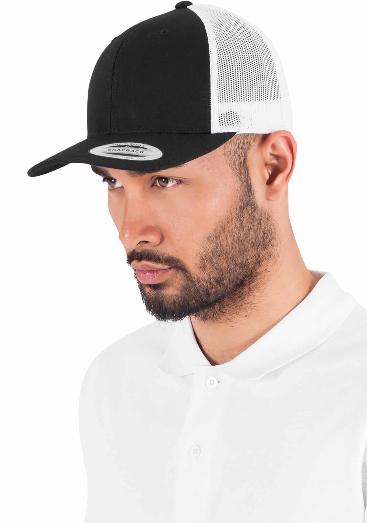 Visuel Casquette retro trucker bicolore
