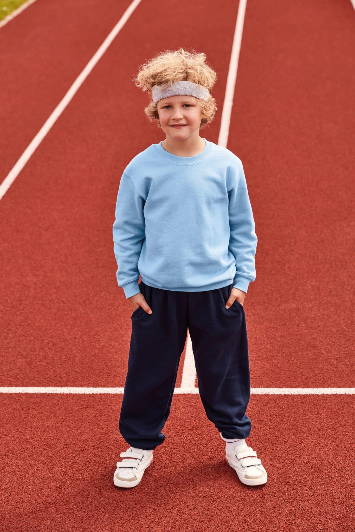 Visuel Pantalon de jogging enfant bas elastiqué (64-051-0)