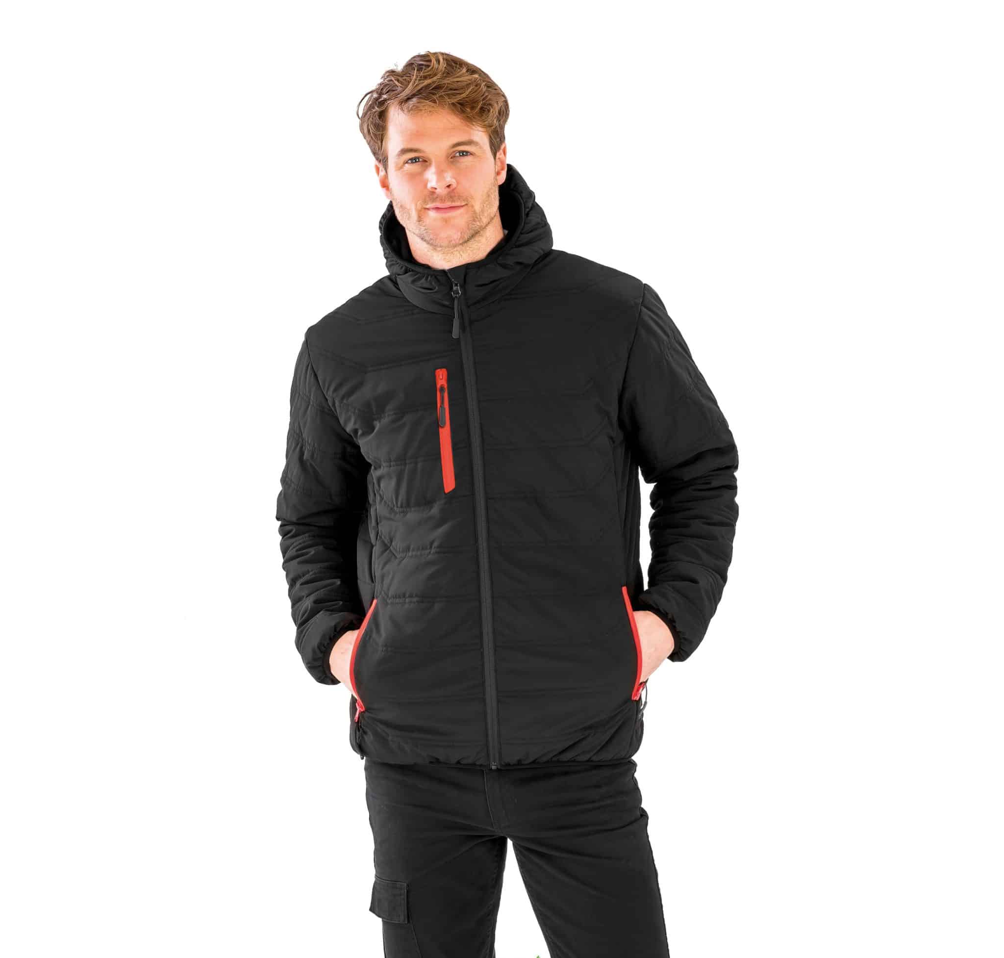 Visuel Veste matelassée black compass recyclée