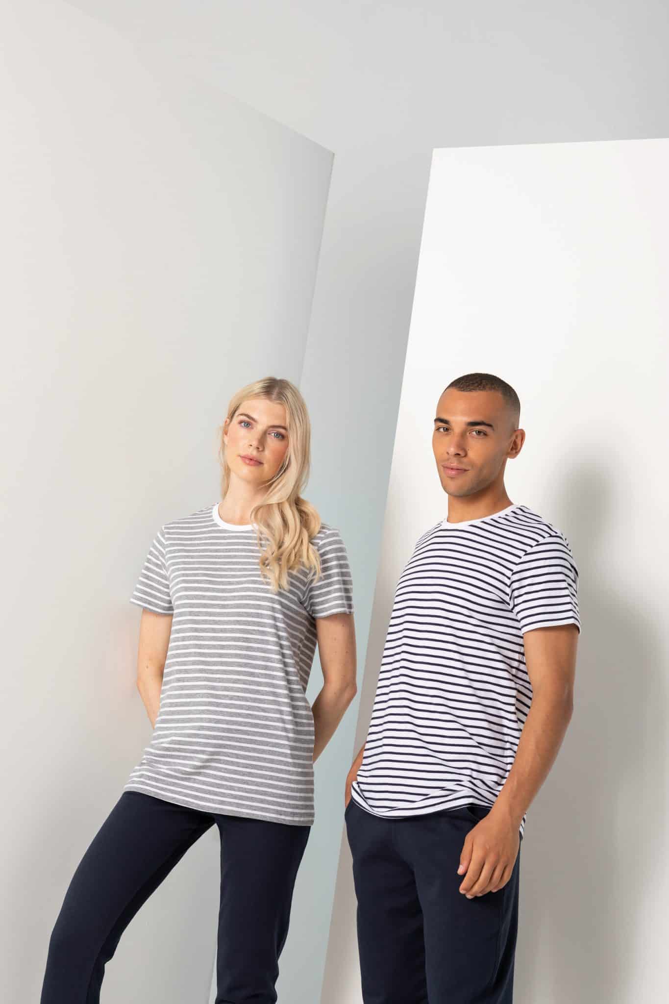 Visuel T-shirt Rayé unisexe