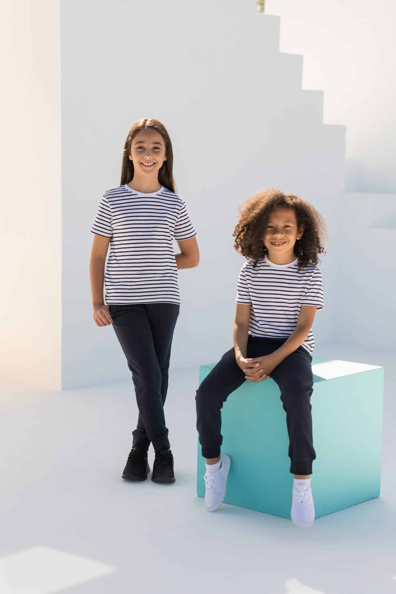 Miniature 2 pour T-shirt rayé enfant
