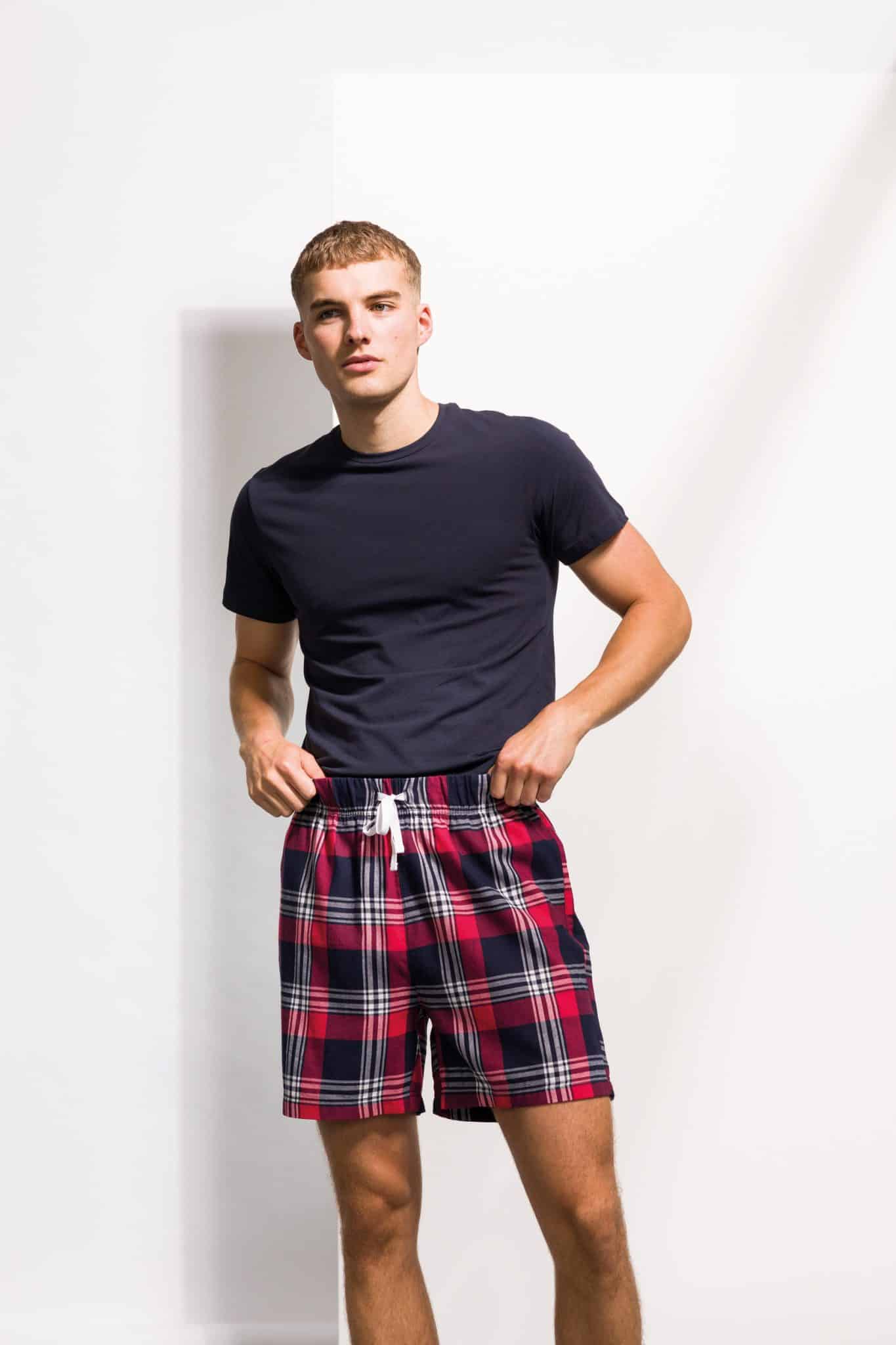 Visuel Short à motif tartan