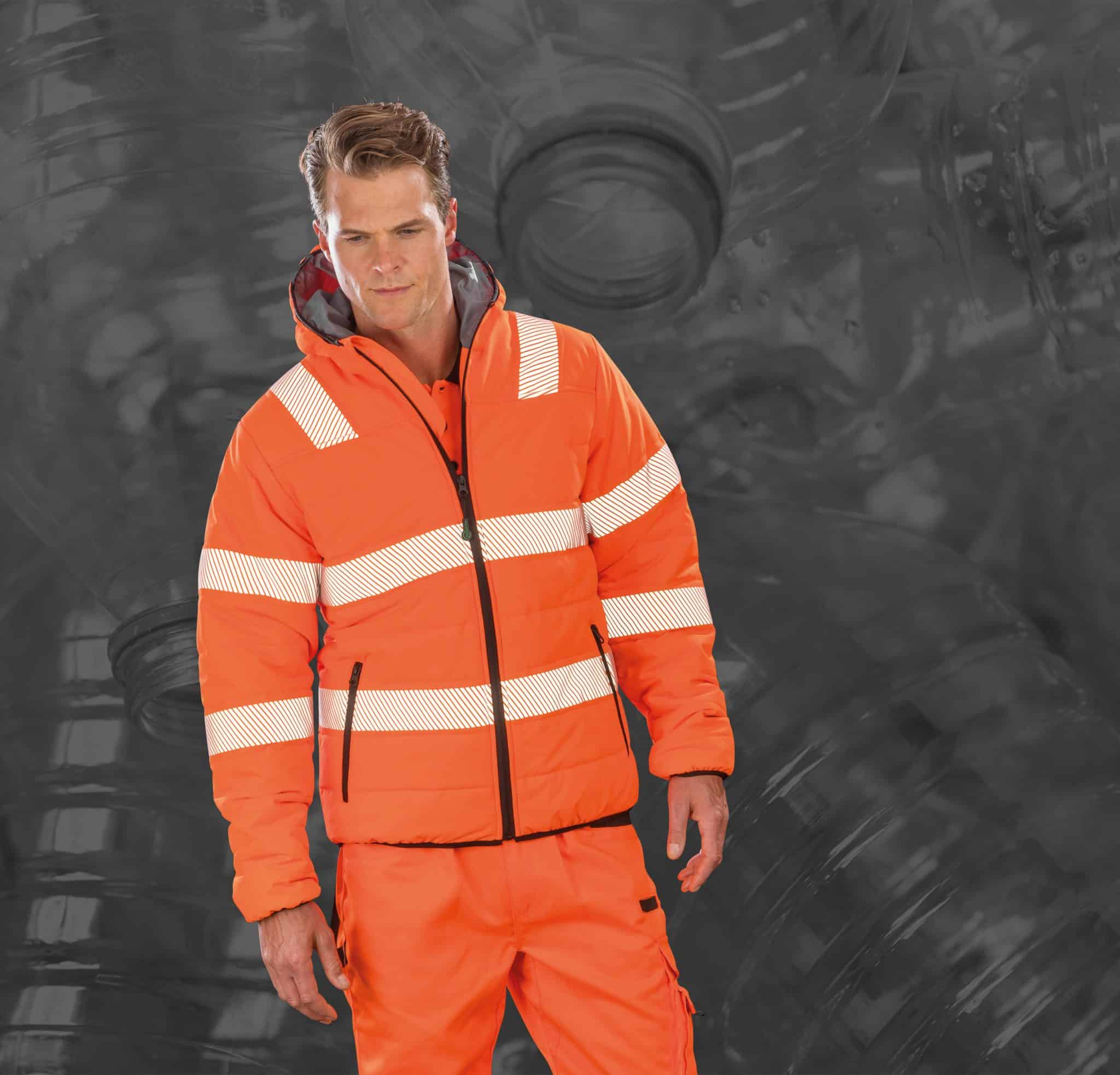 Visuel Veste de sécurité recyclée ripstop padded
