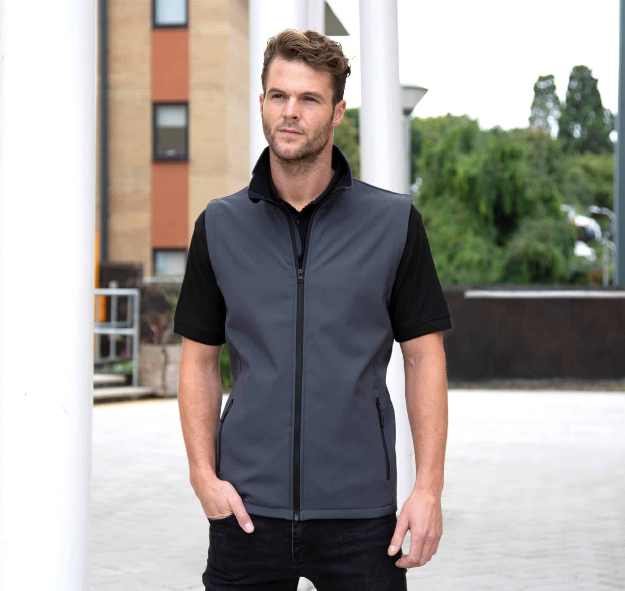 Visuel Bodywarmer Softshell Homme Printable